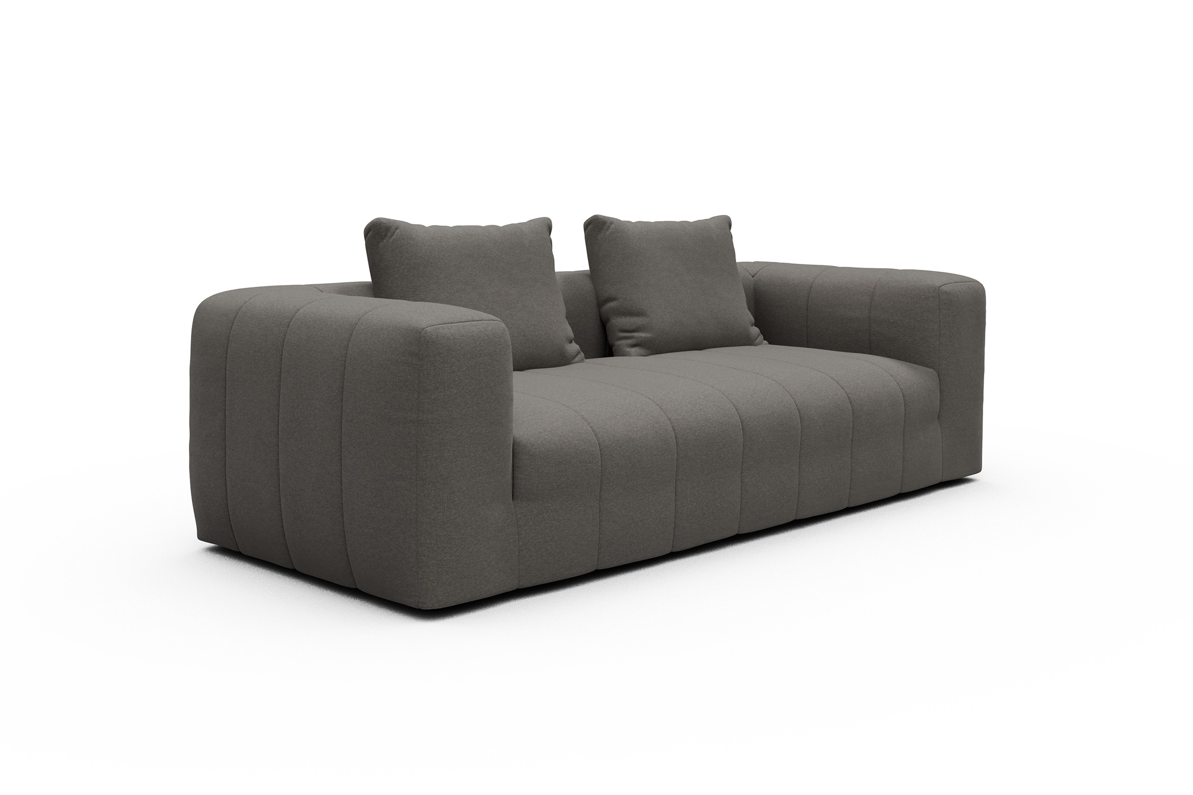 Sofa Hugo 3-Sitzer Satya-Taupe