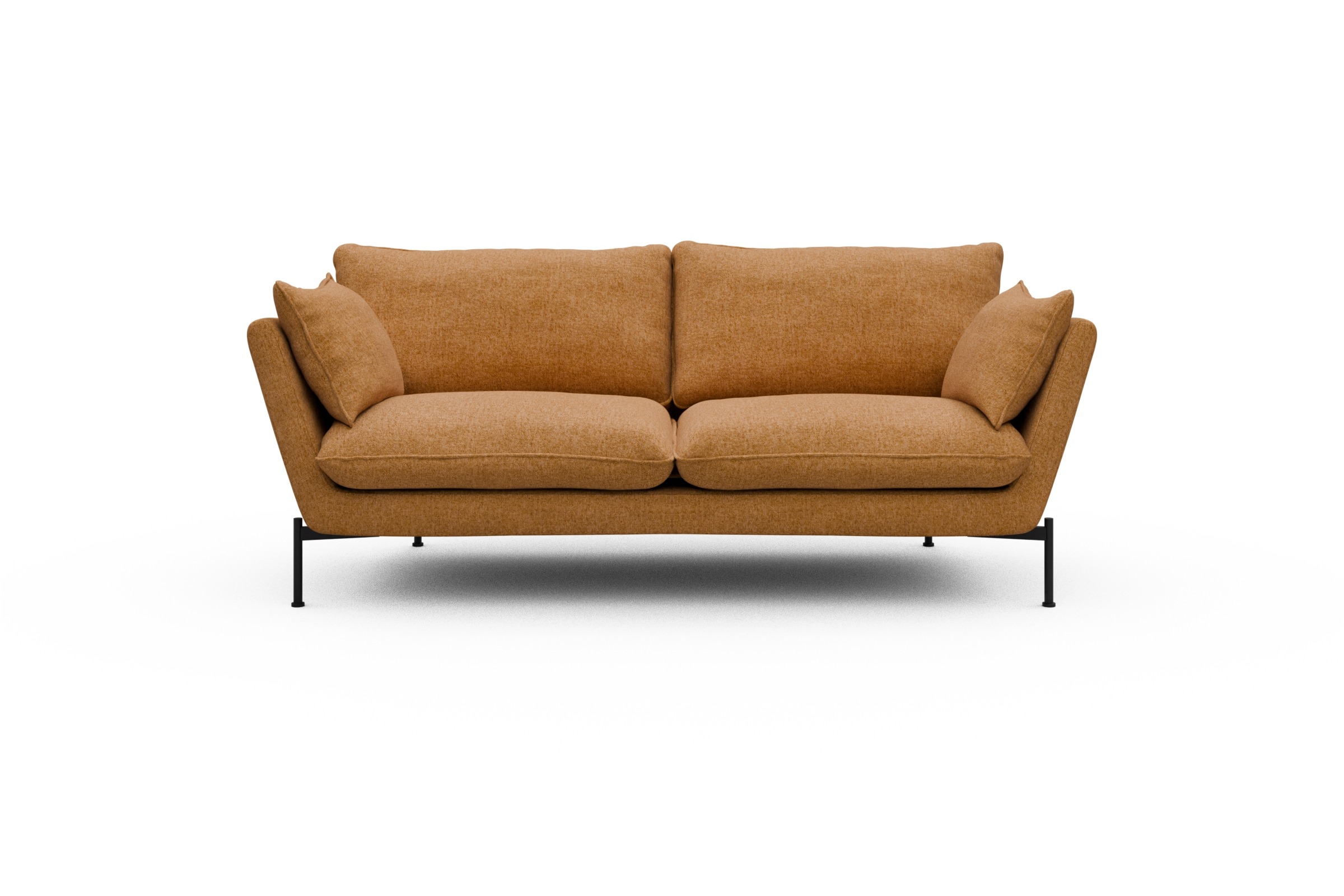Skandi Home Sofa Anton 2-Sitzer Casone-Warm-Yellow moebelfaktor