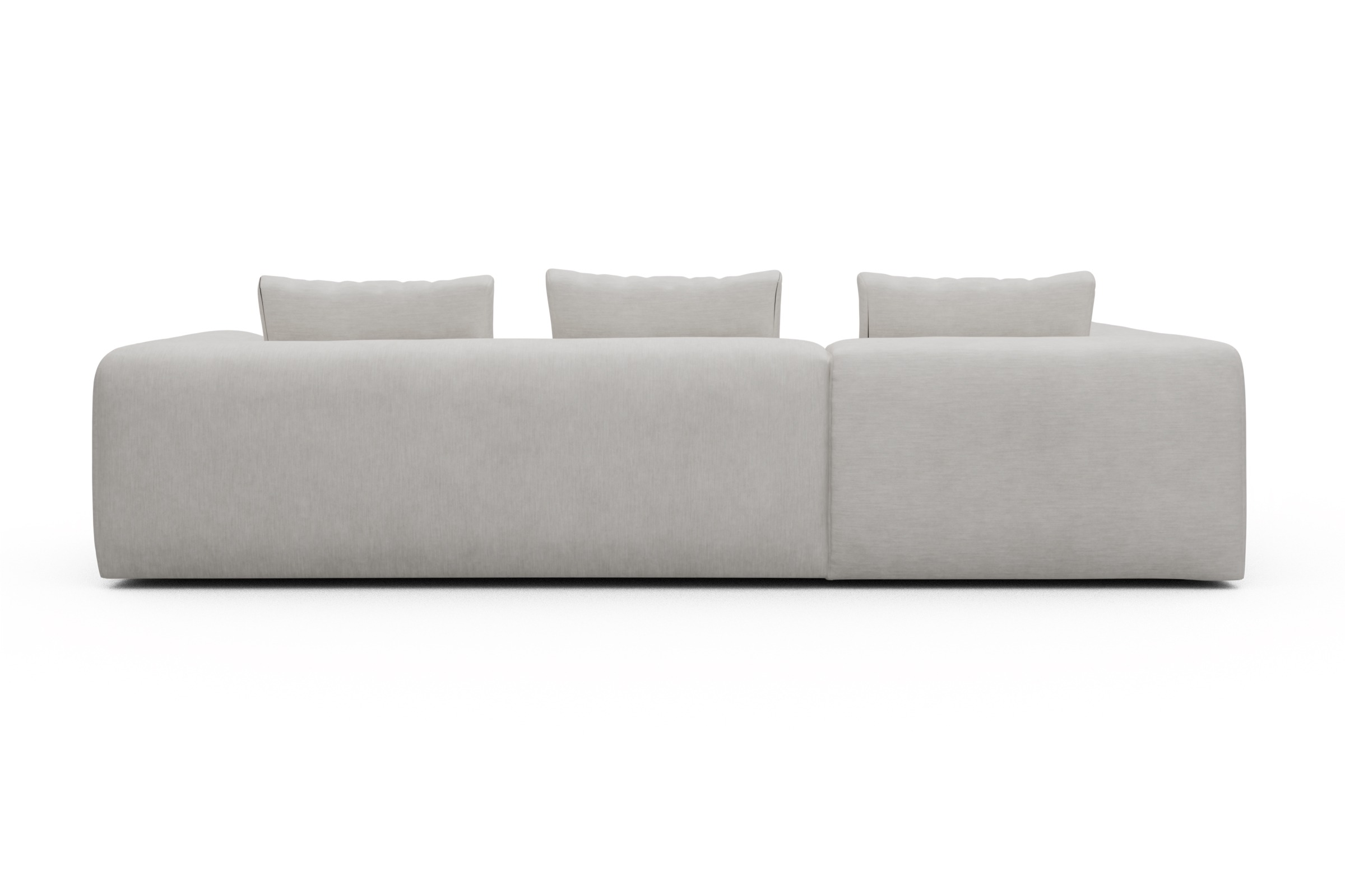 Ecksofa Fred Relax-Ecke links mit 2,5-Sitzer Vivus-Dusty-Off-White