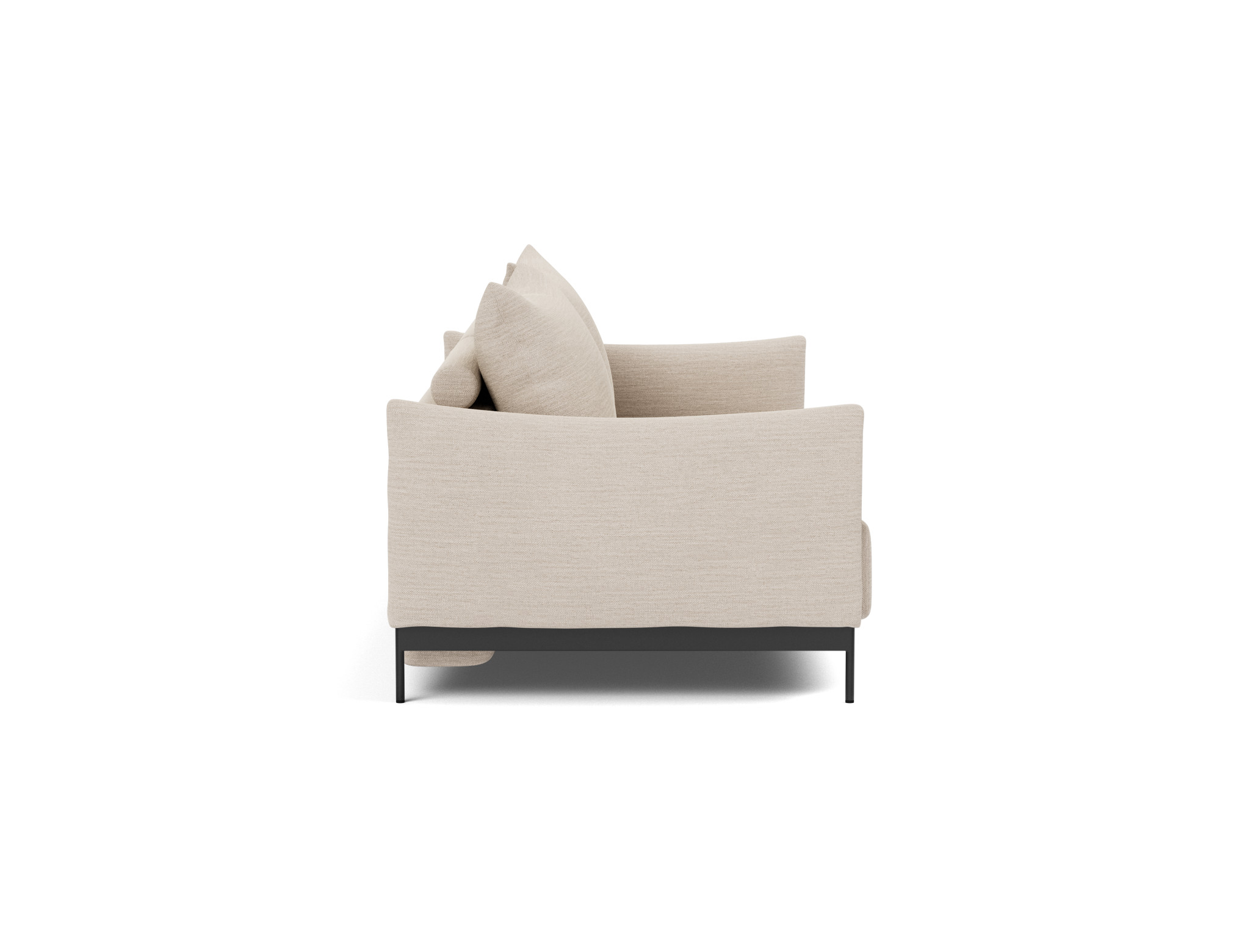 Schlafsofa Malloy Webstoff Blida 612-Sand-Grey