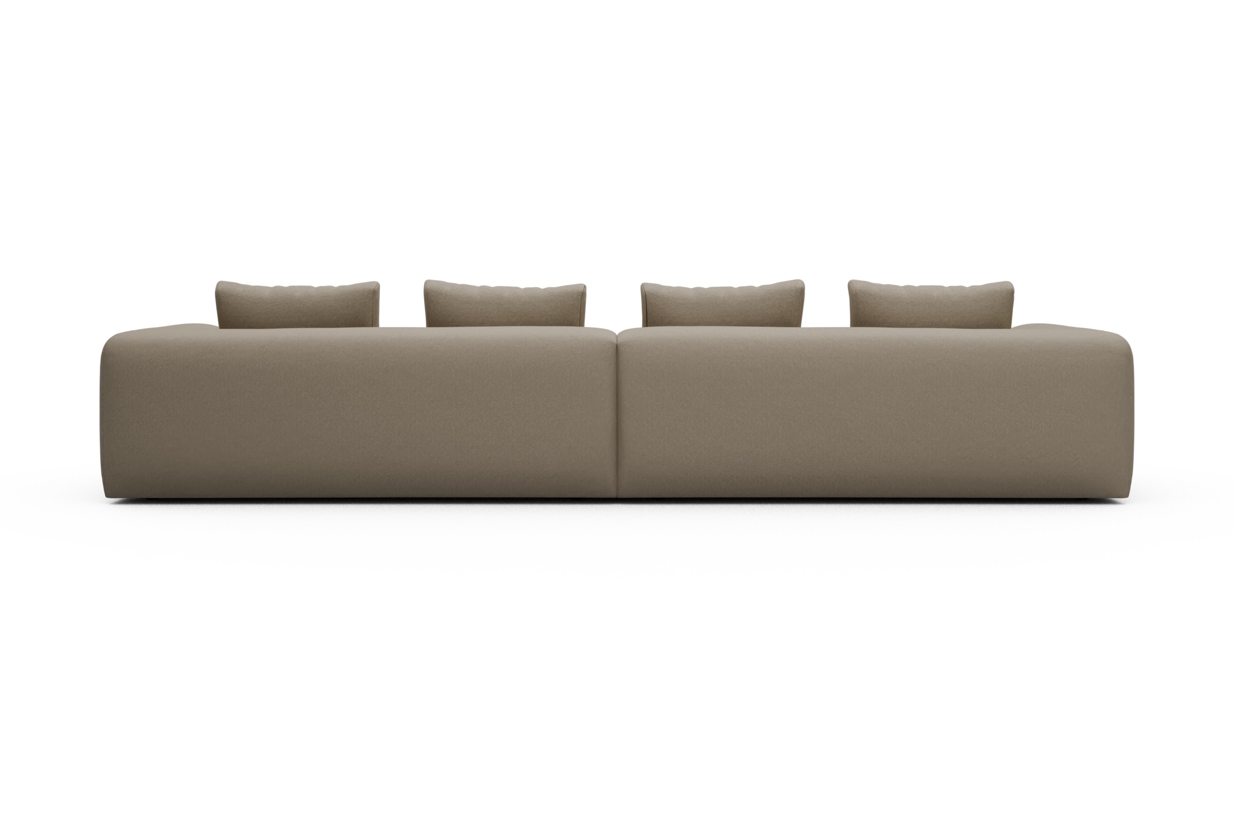 Sofa Modulares XXL Sofa Fred 5-Sitzer Satya-Natural
