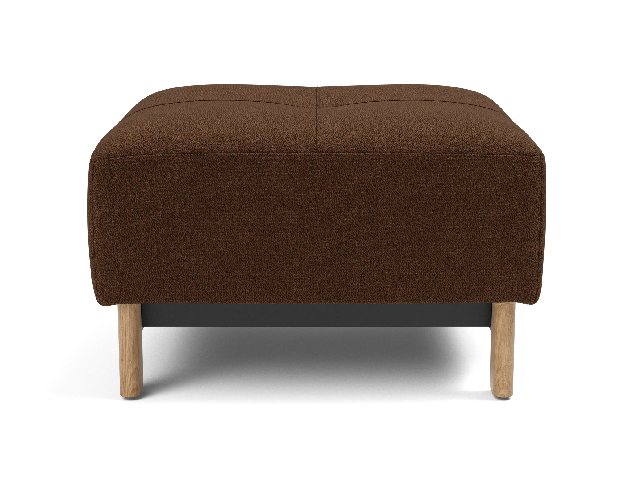 Hocker Pyxis Strukturierter Stoff Taura 359-Cappuccino