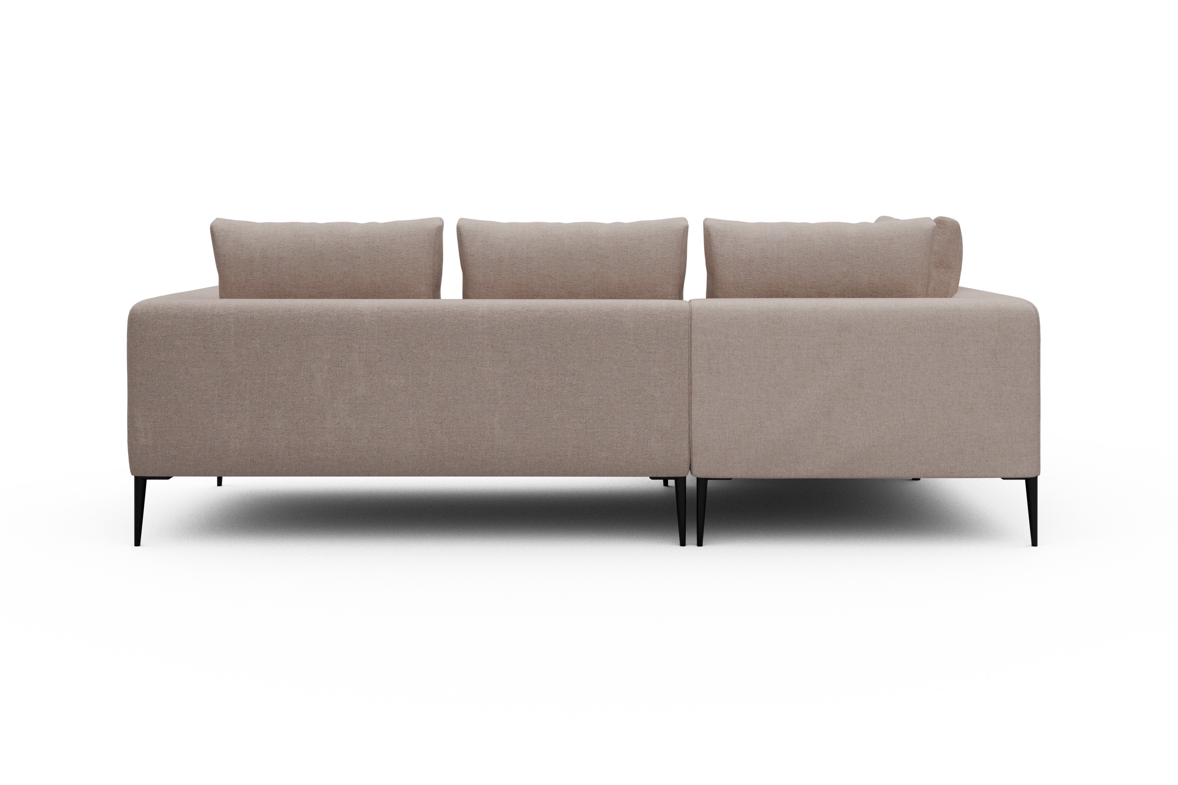 Ecksofa Paul Relax-Ecke links mit 2-Sitzer Weda-Sand