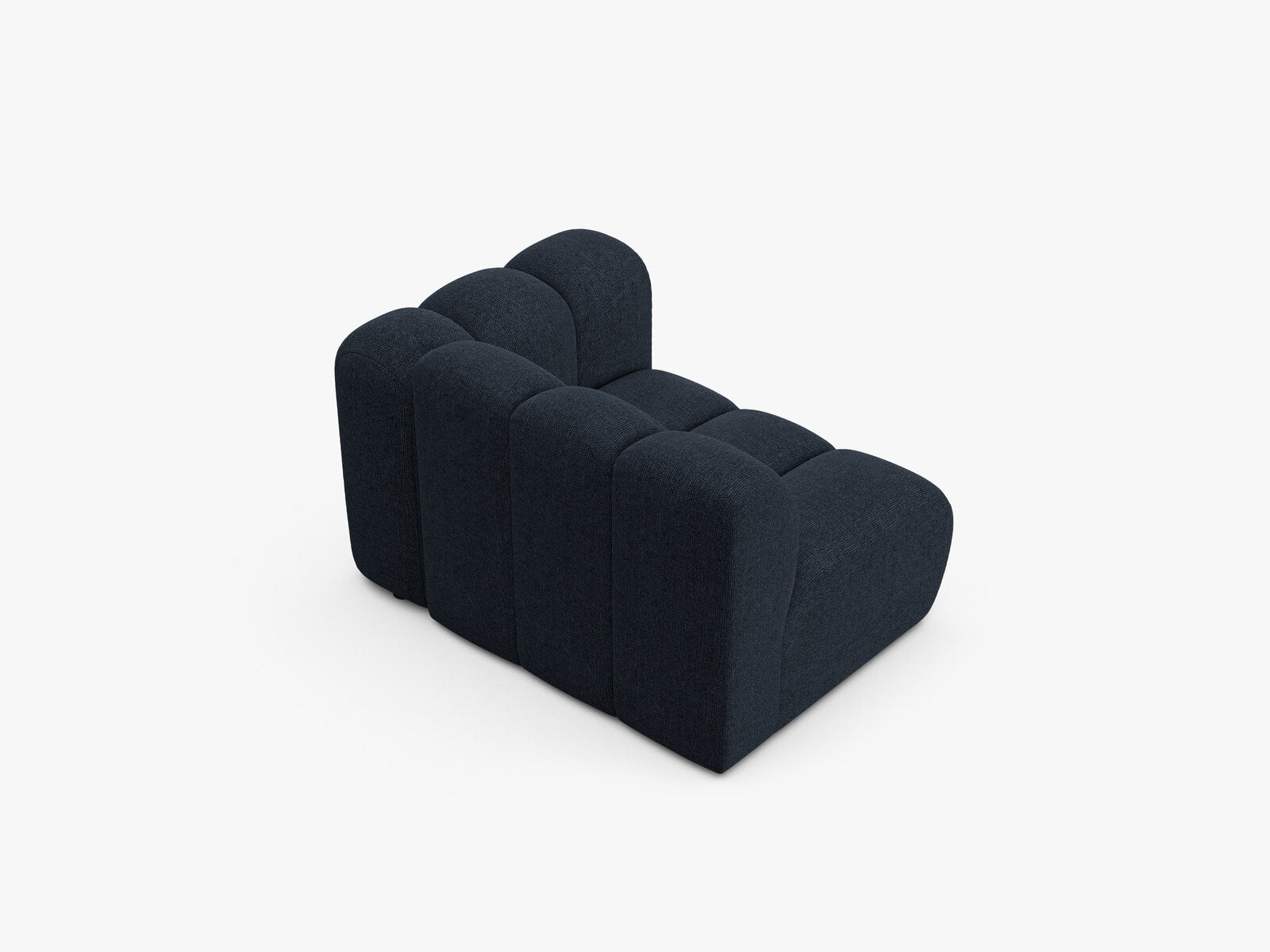 Micadoni Modul Lupine 1-Sitzer Rechts Chenille Eden Marineblau