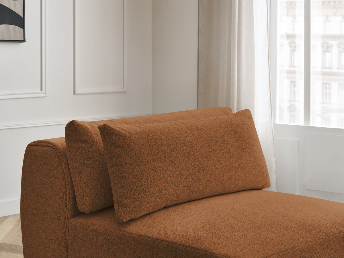 Bobochic Jana Sofamodul 1-Sitzer Melange-Stoff Orange