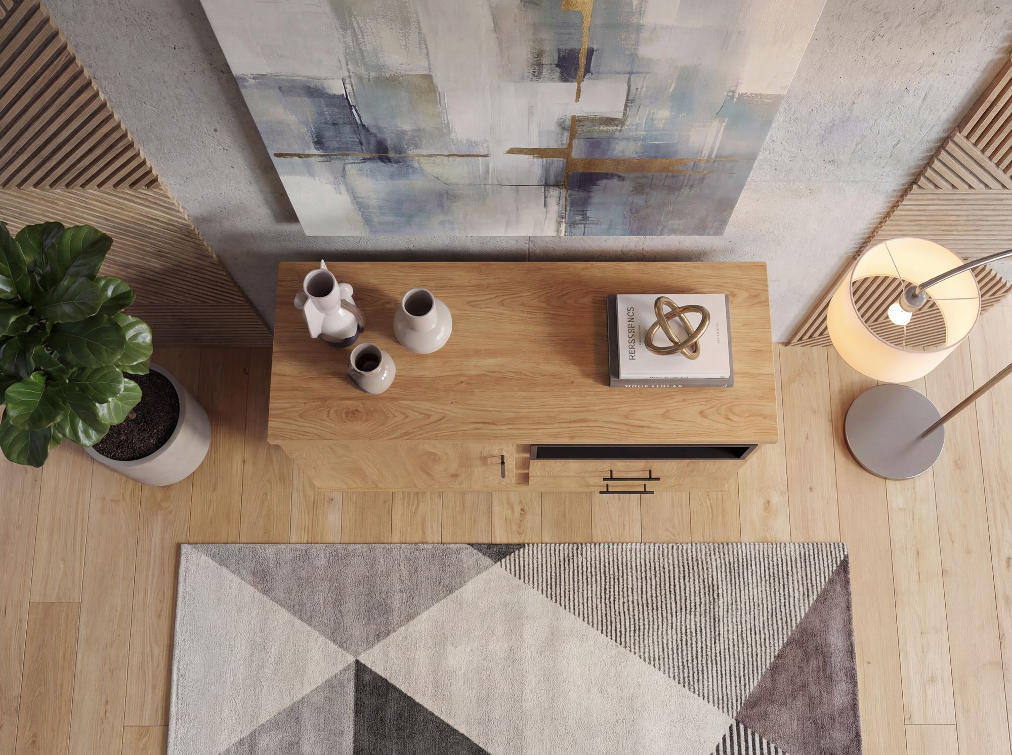 Sideboard Stranda Braun 116 × 40 × 95 cm