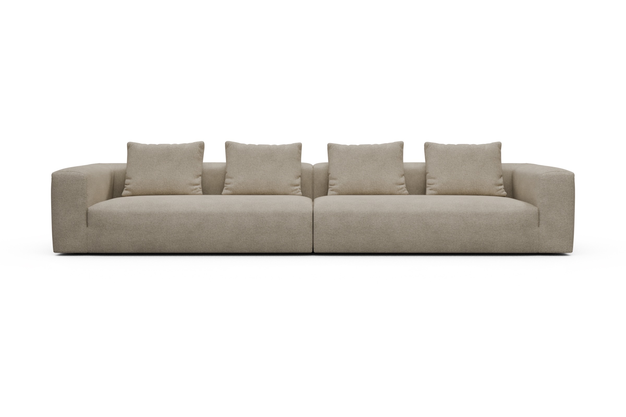 Skandi Home Modulares XXL Sofa Fred 5-Sitzer Boucle-Belge moebelfaktor