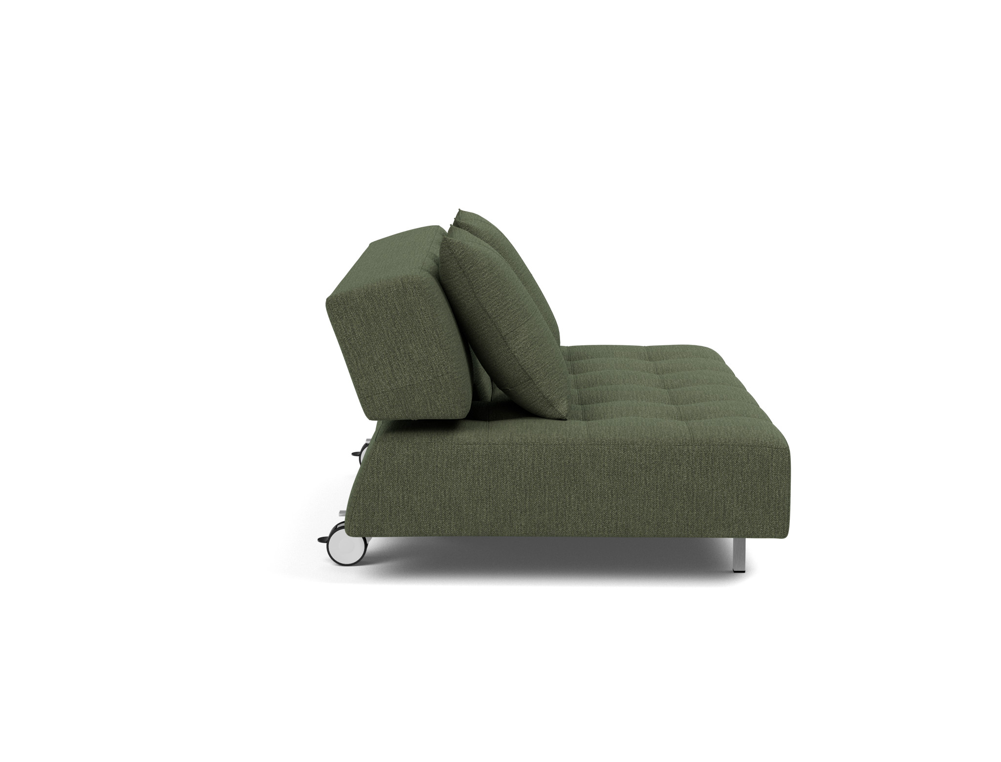Schlafsofa Long Horn D.E.L. Strukturierter Stoff Taura 353-Forest