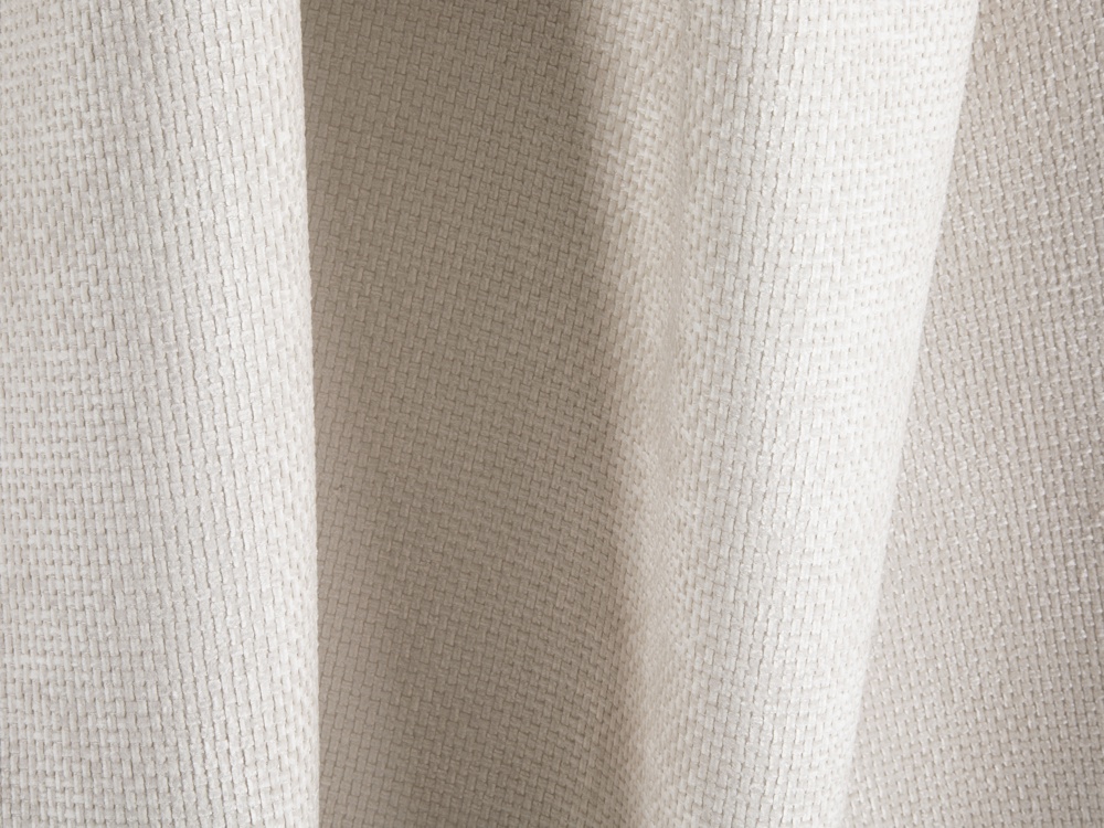 Cosmopolitan Design Panoramasofa Tonale 5-Sitzer mit Schlaffunktion und Bettkasten Chenille Eden Helles Beige