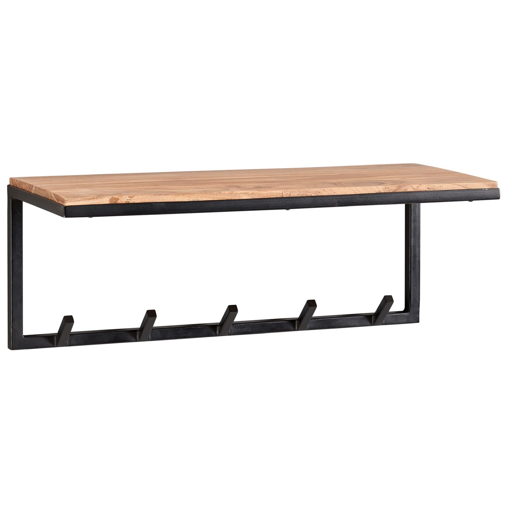 Wandgarderobe Arbaer Akazie Massivholz 70 × 30 × 27 cm