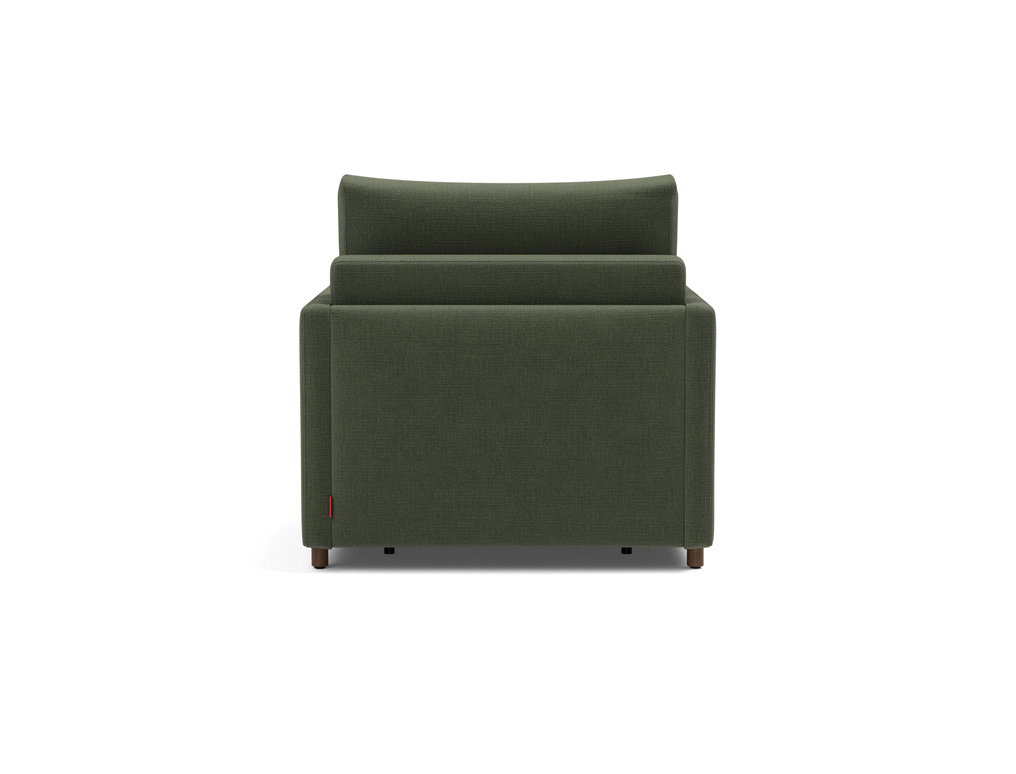 Schlafsessel Neah mit Slim-Armlehnen Chenille Esina 413-Olive-Green