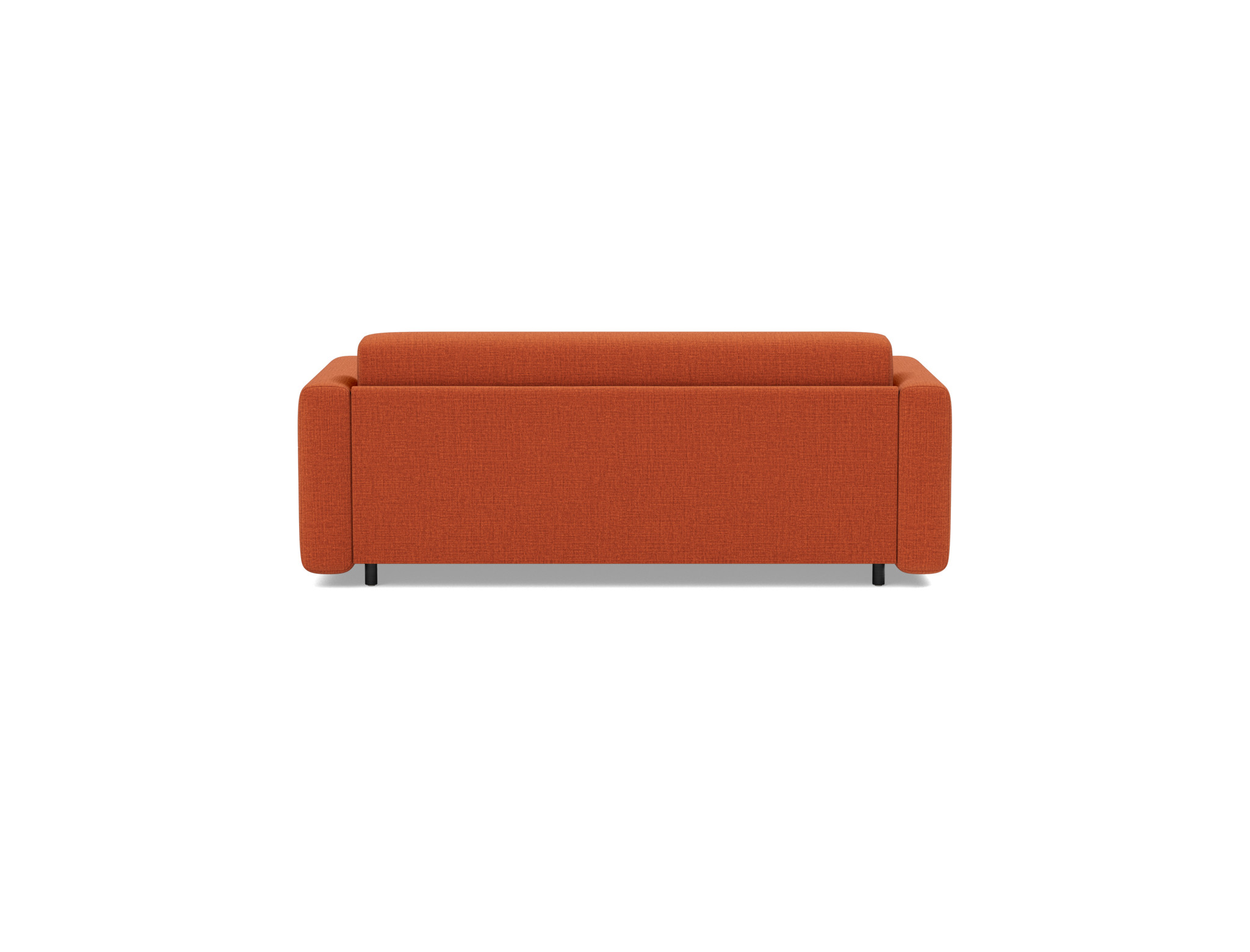 Schlafsofa Killian mit Taschenfederkernmatratze 140 Chenille Esina 412-Rust-Orange
