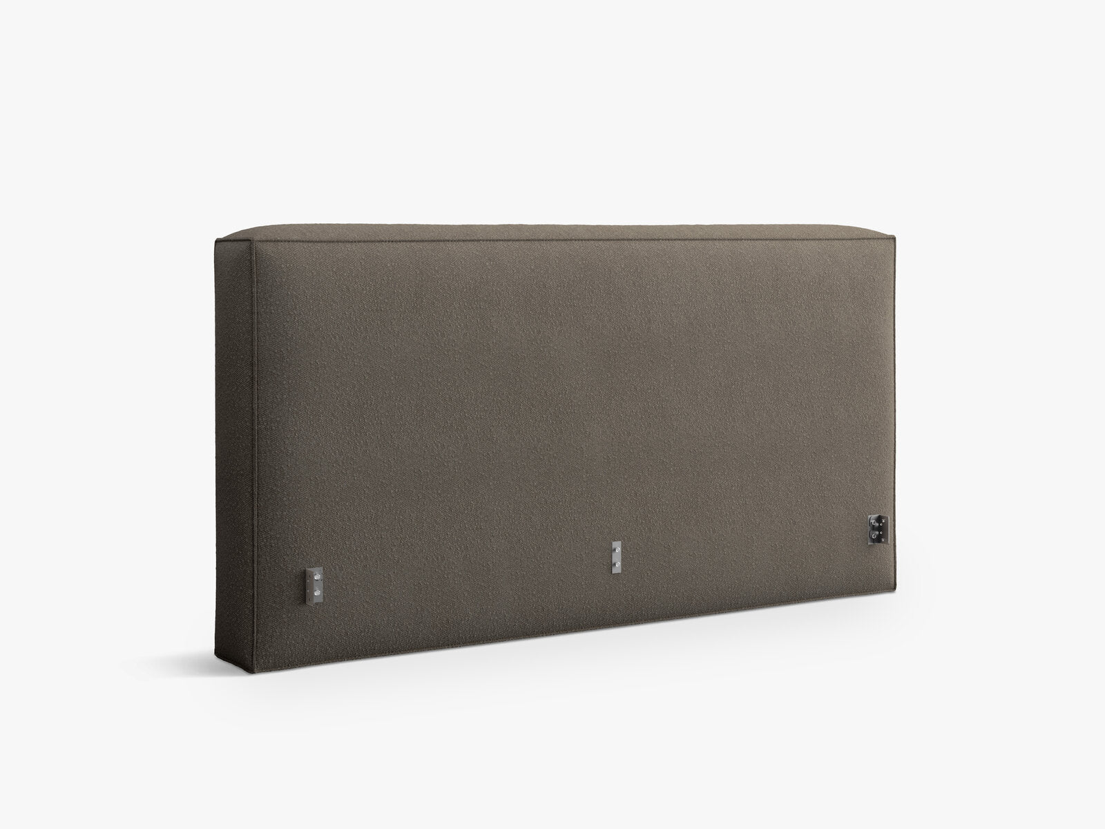 Micadoni Olivia Samtiger Kopfteil Boucle LEGEND Graubraun 209x100