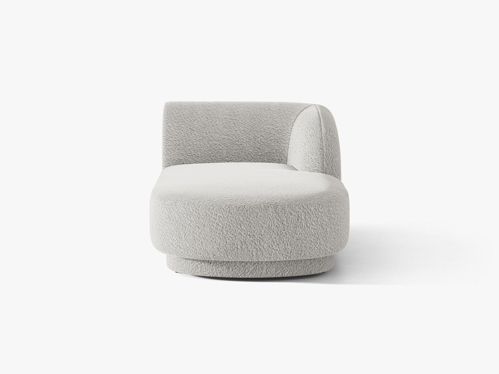 Micadoni Modul Miley 2-Sitzer Rechts Boucle Baloo Hellgrau