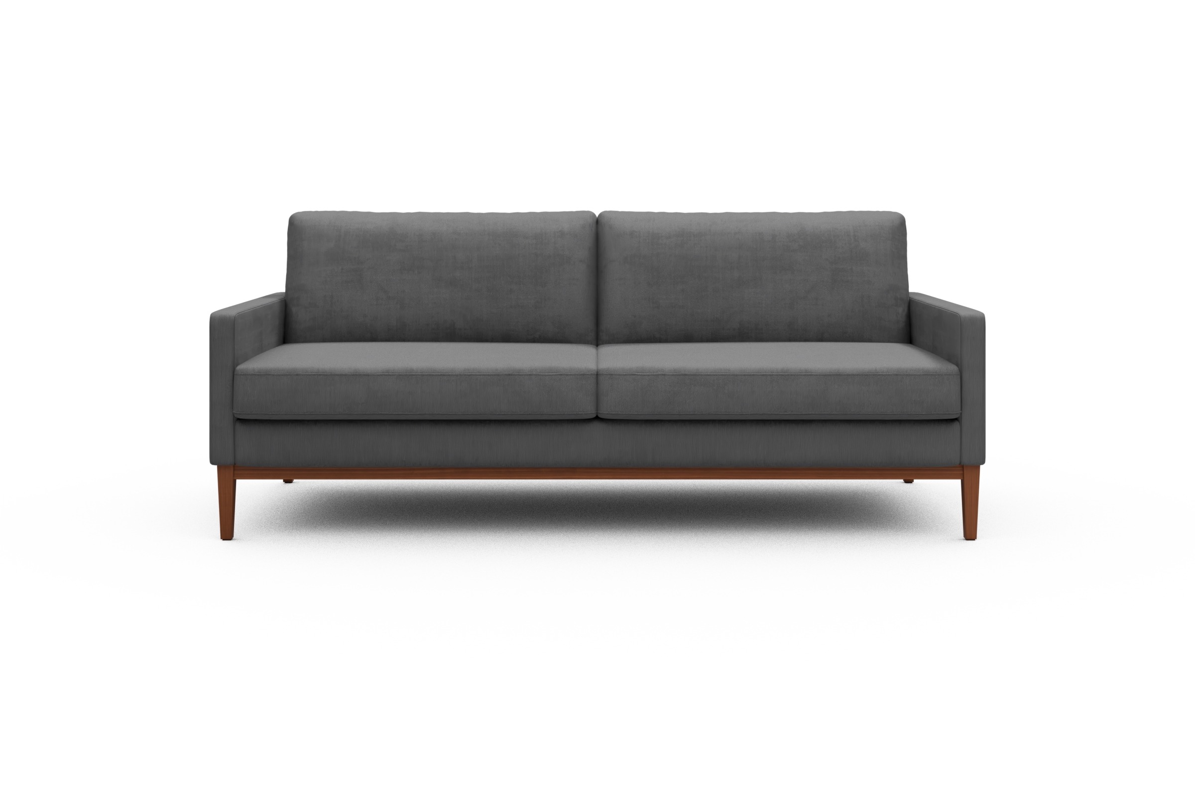 Skandi Home Sofa Bodo 3-Sitzer Cordufine-Grey moebelfaktor