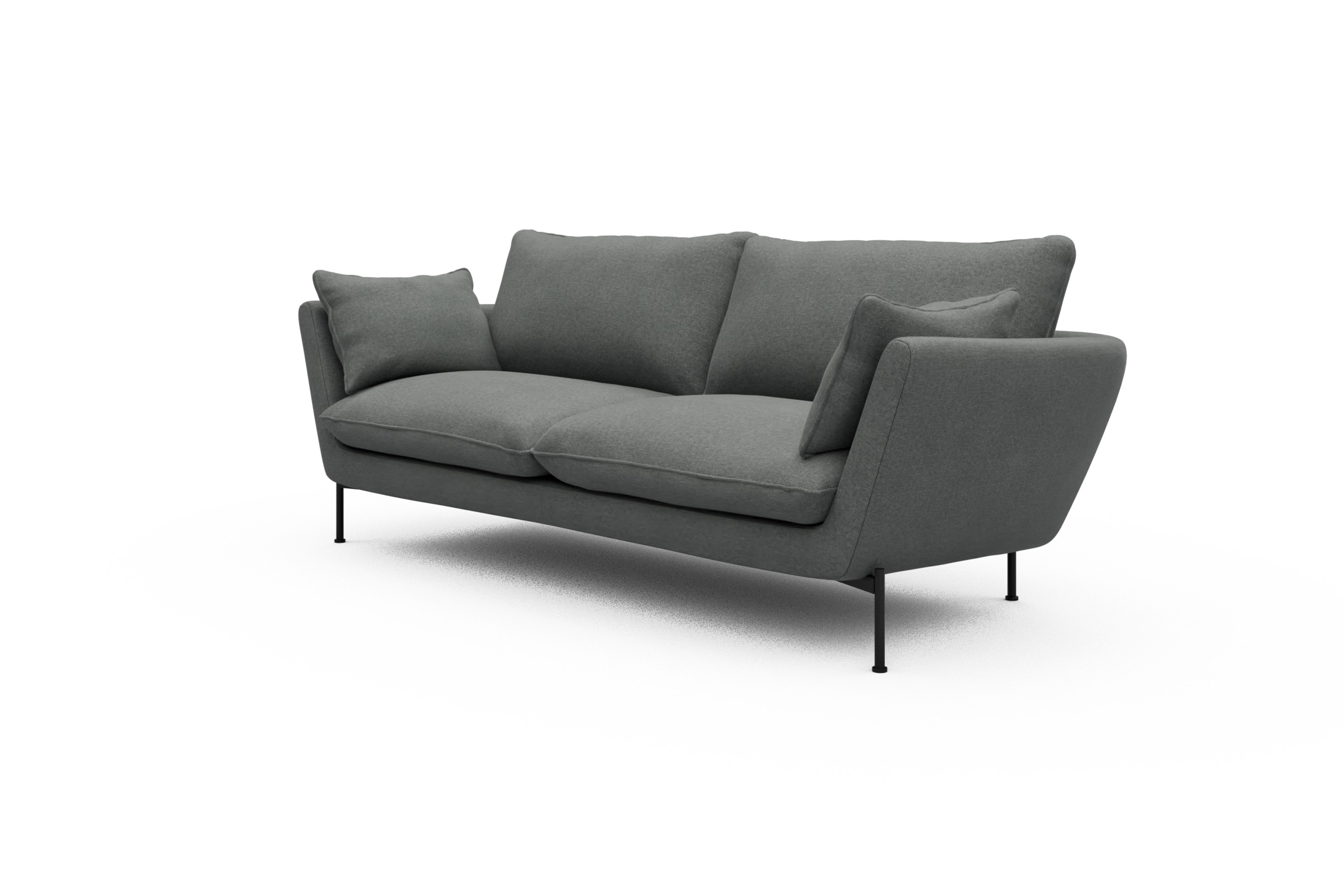 Sofa Anton 3-Sitzer Satya-Steel