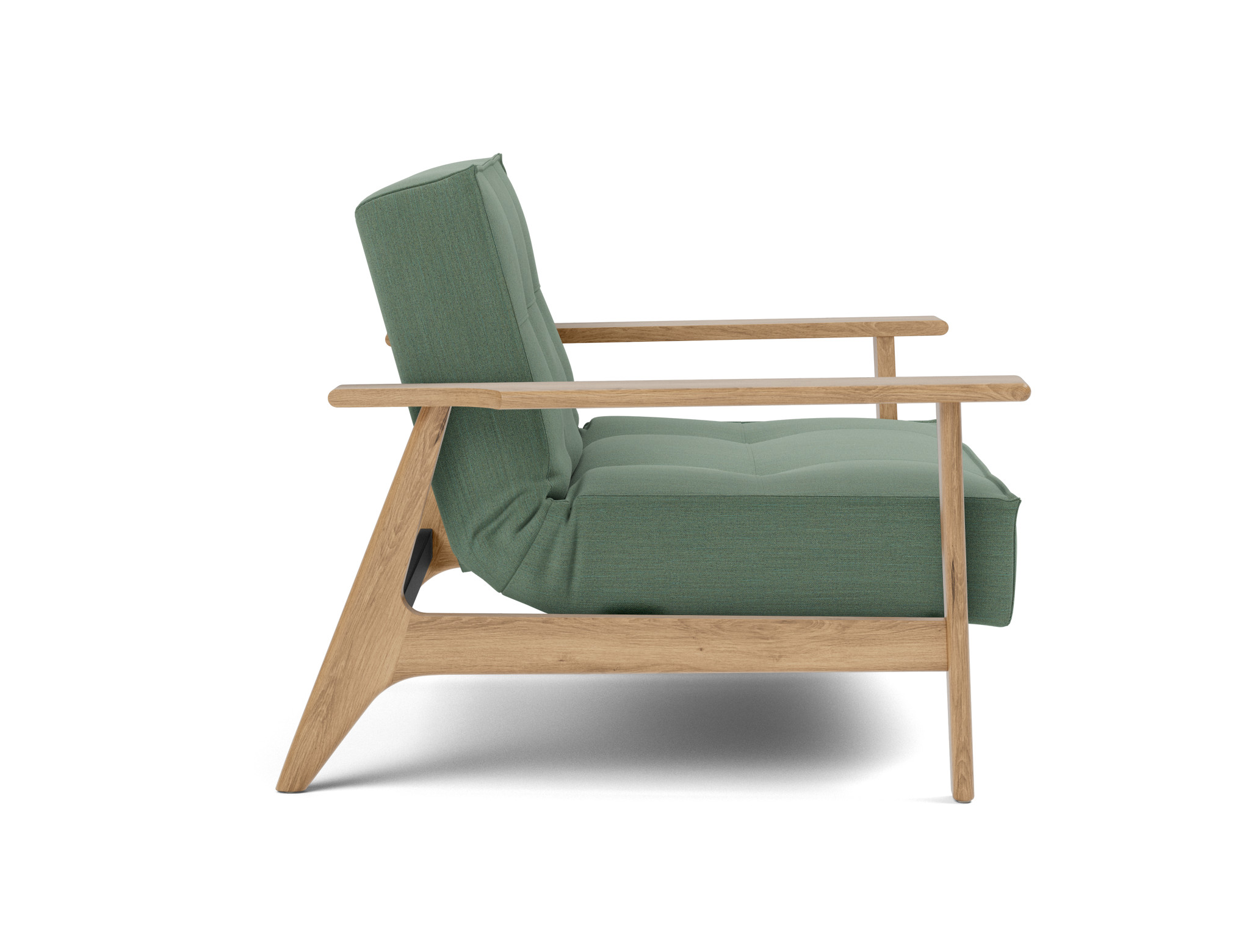 Sessel Splitback Frej Flachgewebe Elegance 518-Green