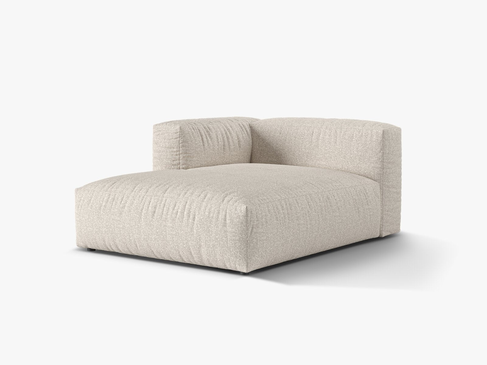 Micadoni Recamiere Martina 1-Sitzer Links Boucle Monet Beige