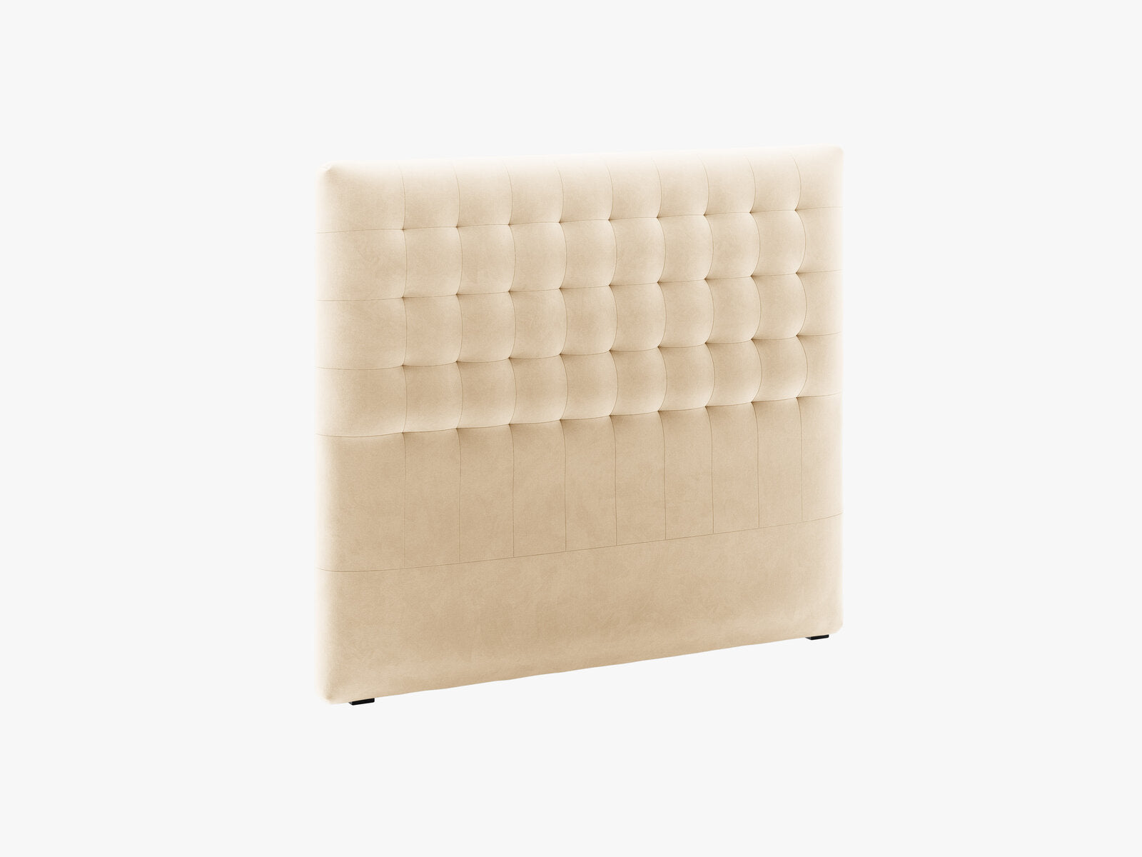 Micadoni Nova Samtiger Kopfteil 120 cm (H 120 cm) Samt Paris Nude 140x120