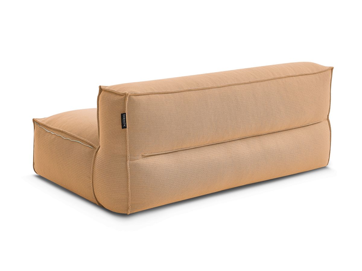 Bobochic Biarritz Sofamodul 2-Sitzer Melange-Stoff Orange