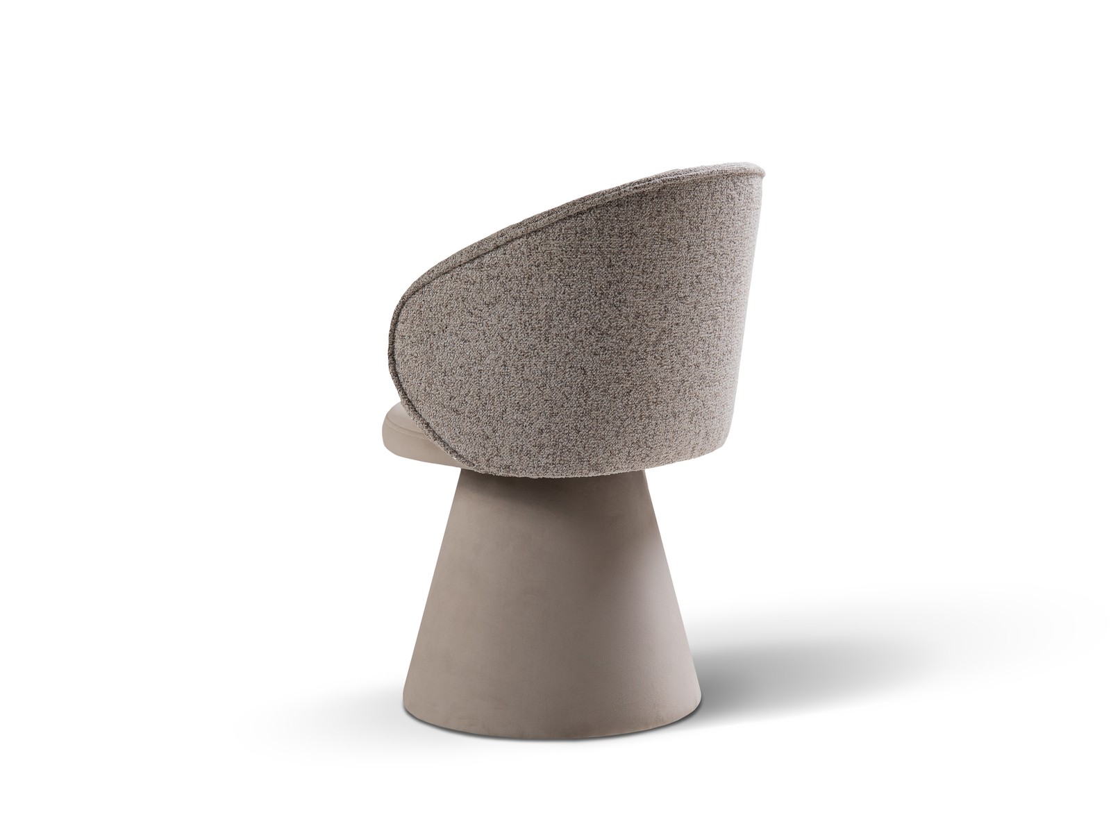 Cosmopolitan Design Stuhl Inez Strukturierter Stoff Puente Beige Melange