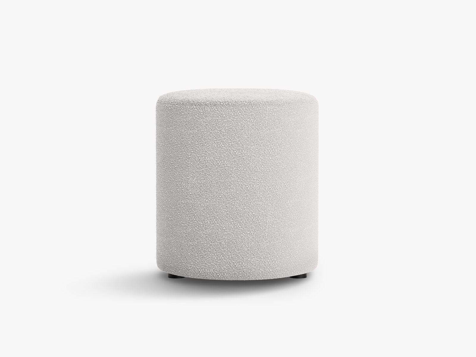 Micadoni Pouf Dia 40cm Boucle Baloo Hellgrau
