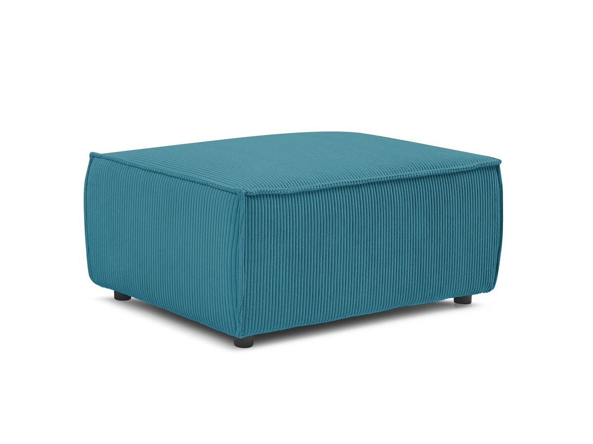 Bobochic Nihad Pouf Cordsamt Dunkelblau