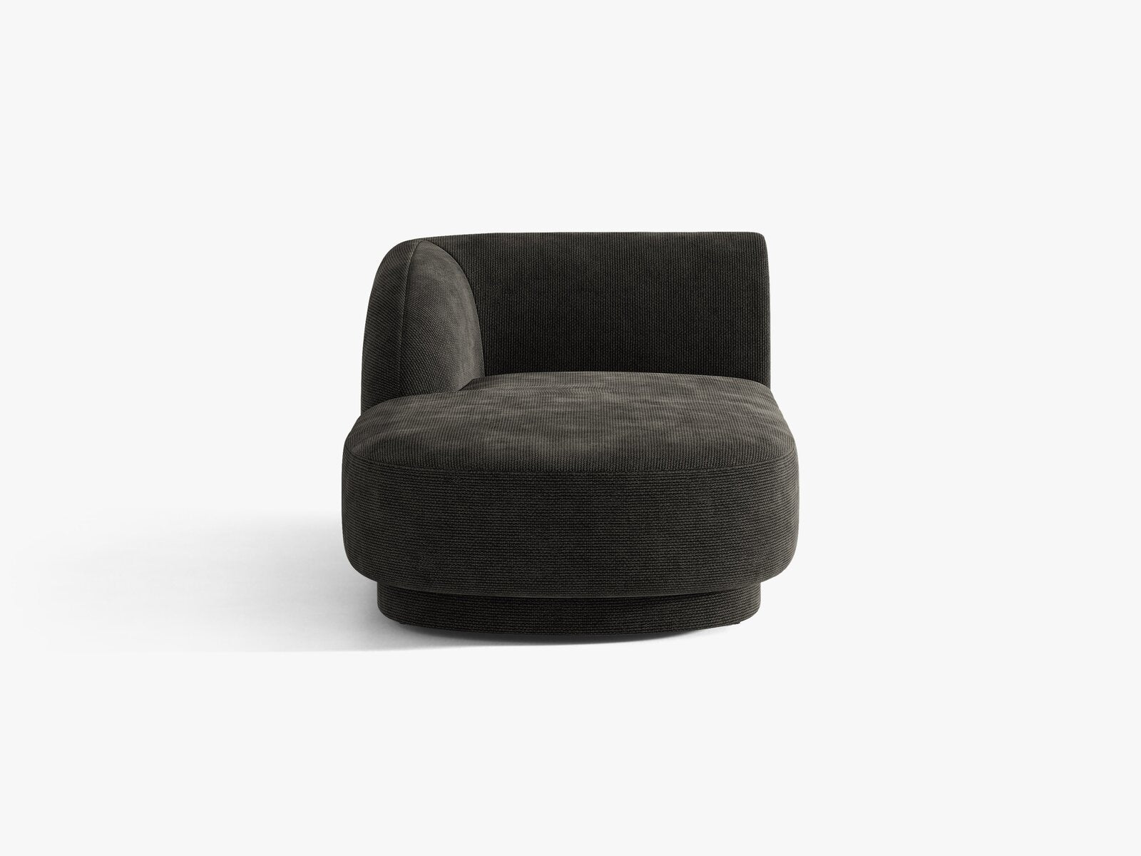 Micadoni Modul Miley 2-Sitzer Links Chenille Eden Anthrazit
