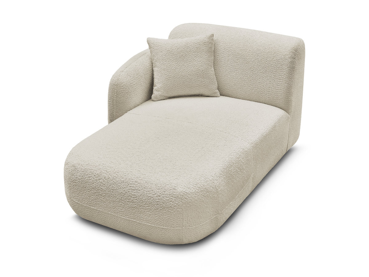 Bobochic Anda Méridienne-Modul Chenille Beige Ecke links