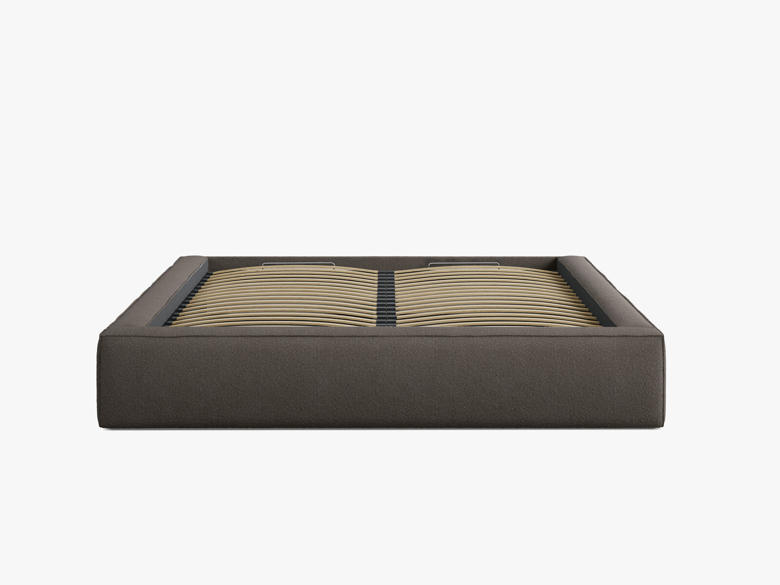 Micadoni Bett Simon Boucle Grau Braun 140x200