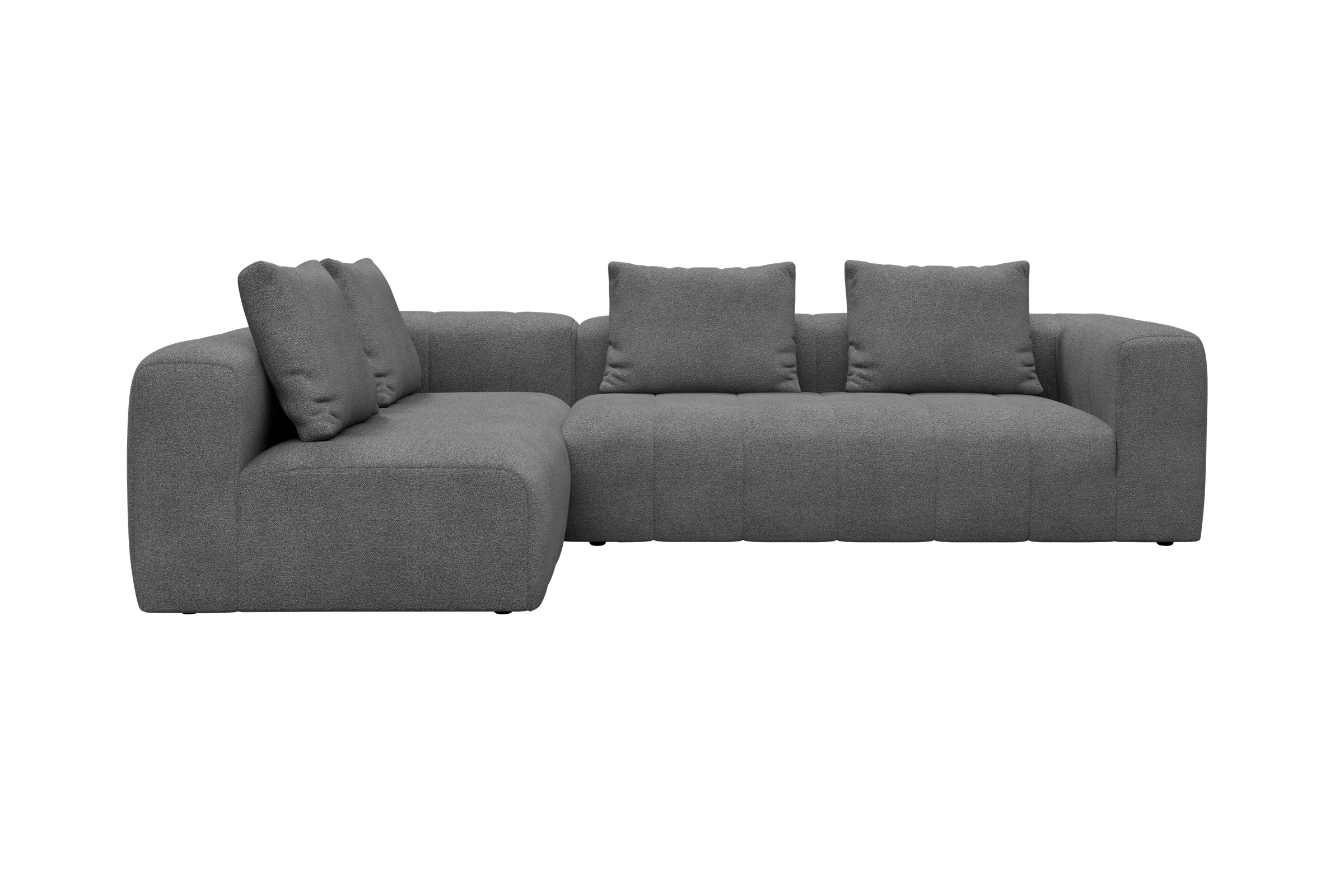 Hugo 2x 2,5-Sitzer Armlehne rechts Boucle-Ash-Grey moebelfaktor