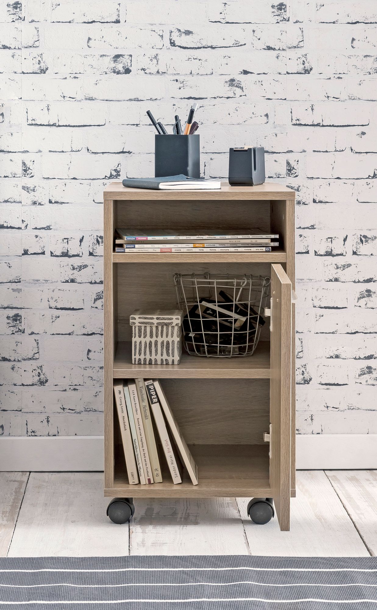 Rollcontainer Lohals Braun 33 × 38 × 60 cm