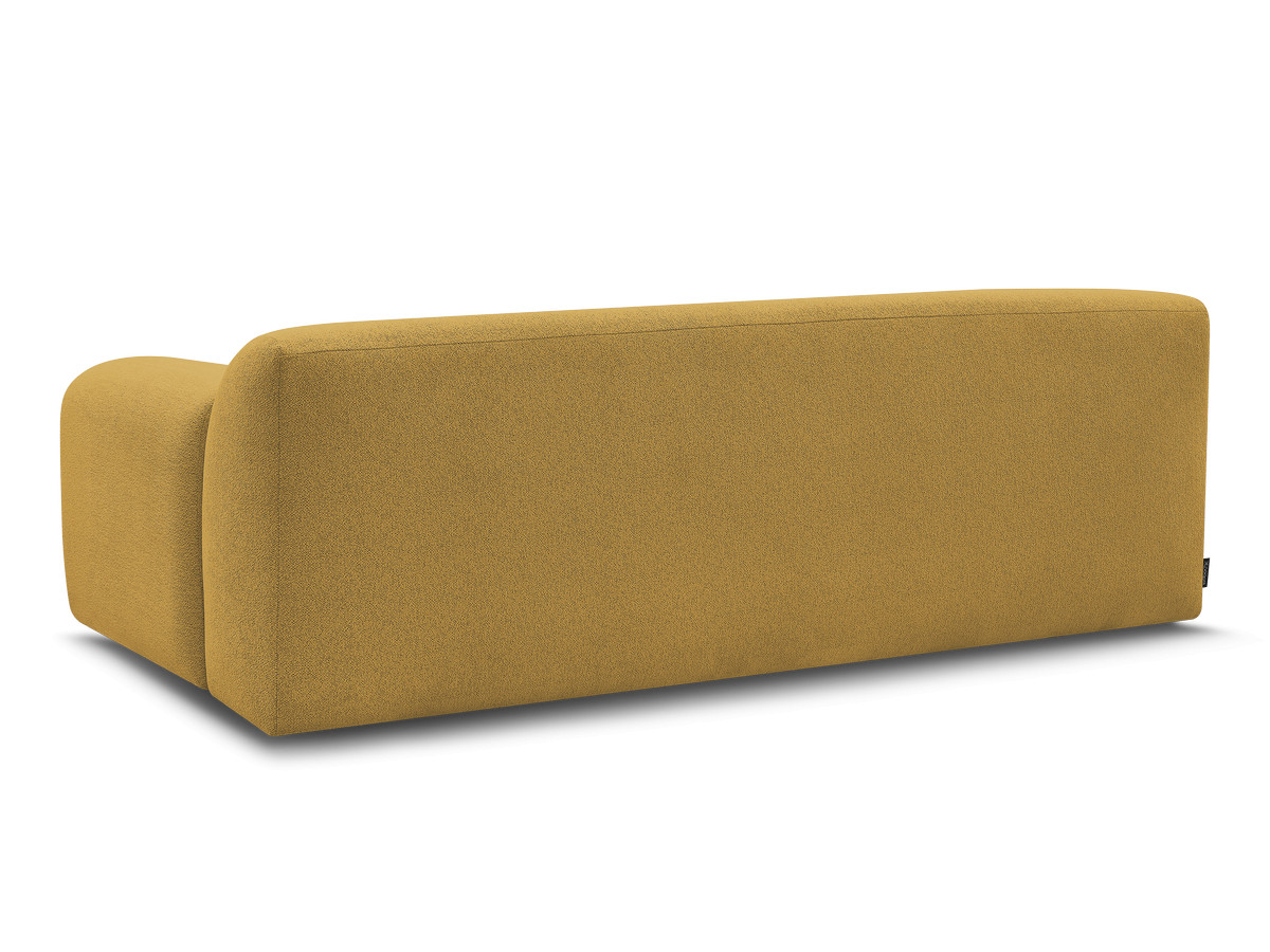 Bobochic Melisse Sofa 3-Sitzer Melange-Stoff Gelb