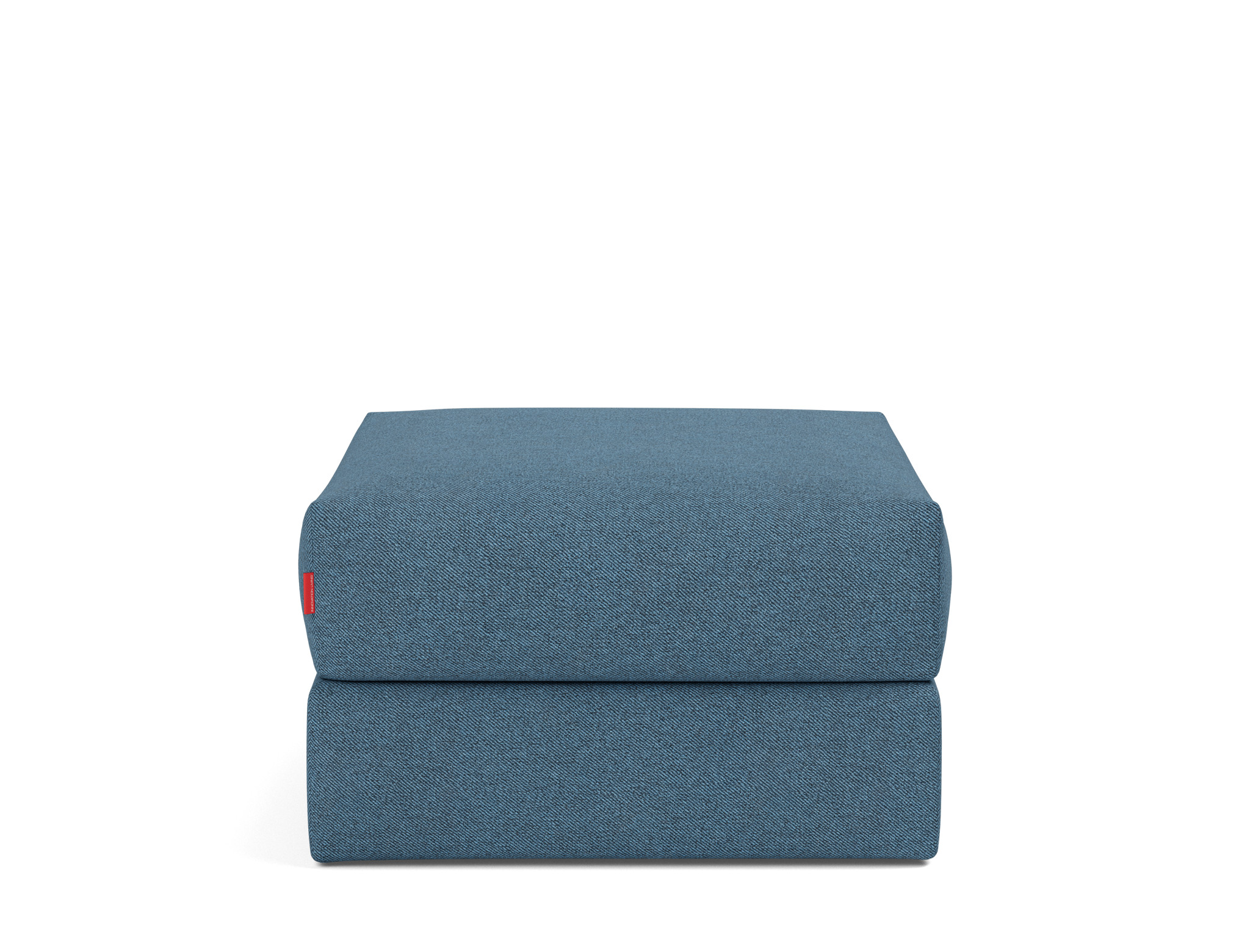 Hocker Cornila Strukturierter Stoff Weda 302-Weda-Blue