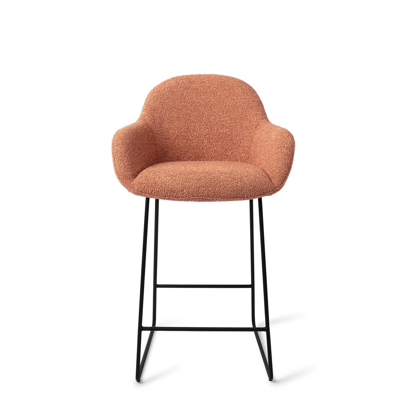 Jesper Home Barhocker Kushi Amber Autumn Slide Schwarz Tresenhöhe 65 cm