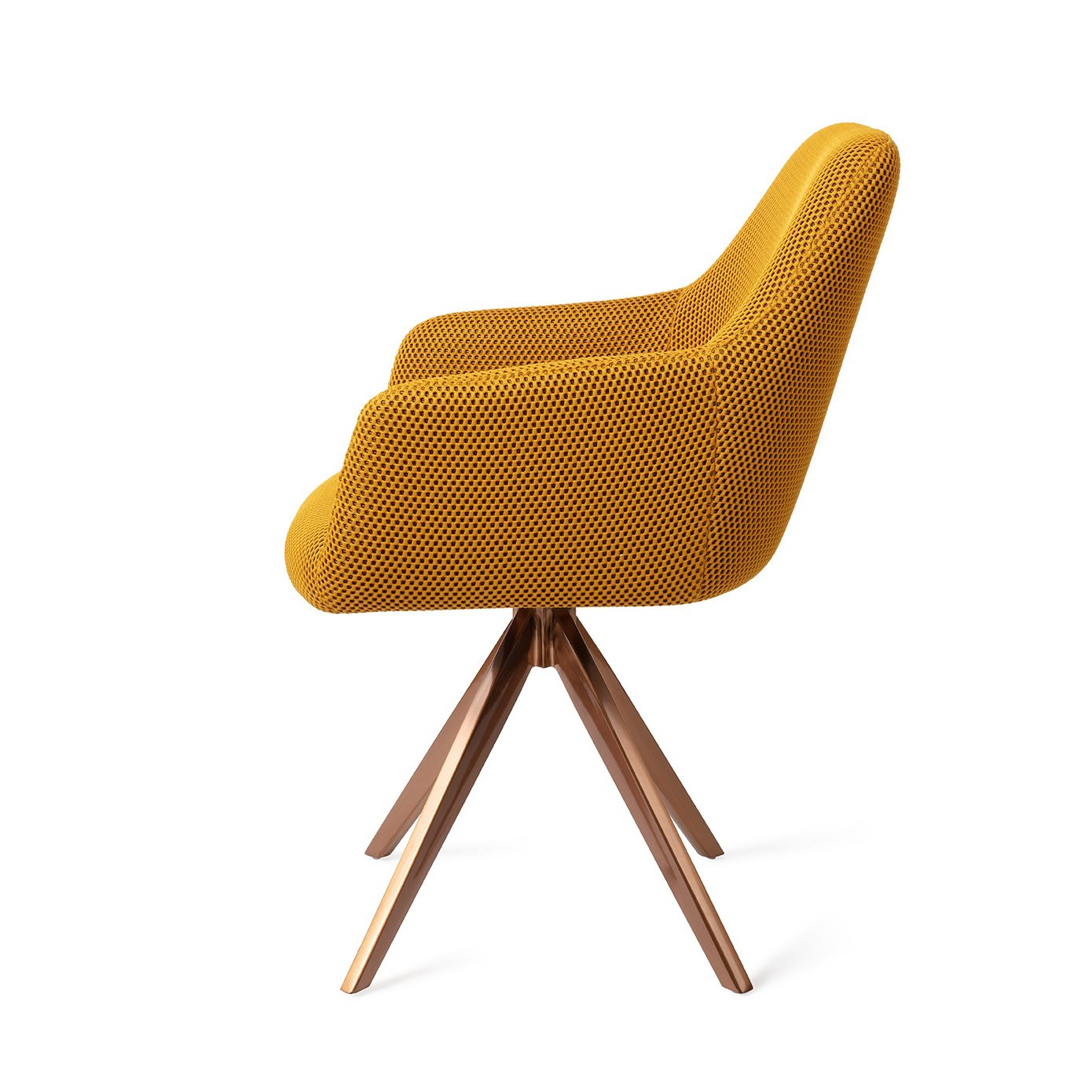 Jesper Home Esszimmerstuhl Hiroo Groovy-Garam Turn Rosa