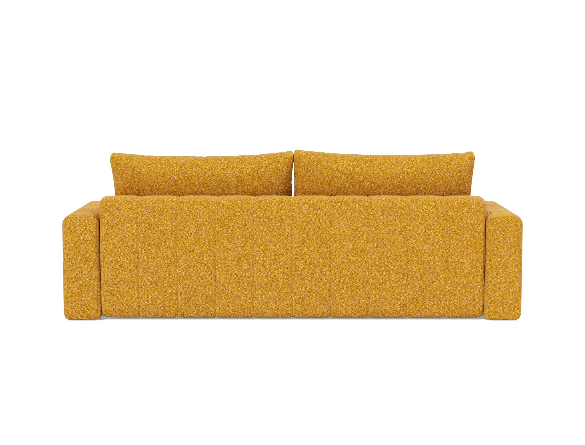 Schlafsofa Akello mit Armlehnen Boucle Skandi 536-Ochre