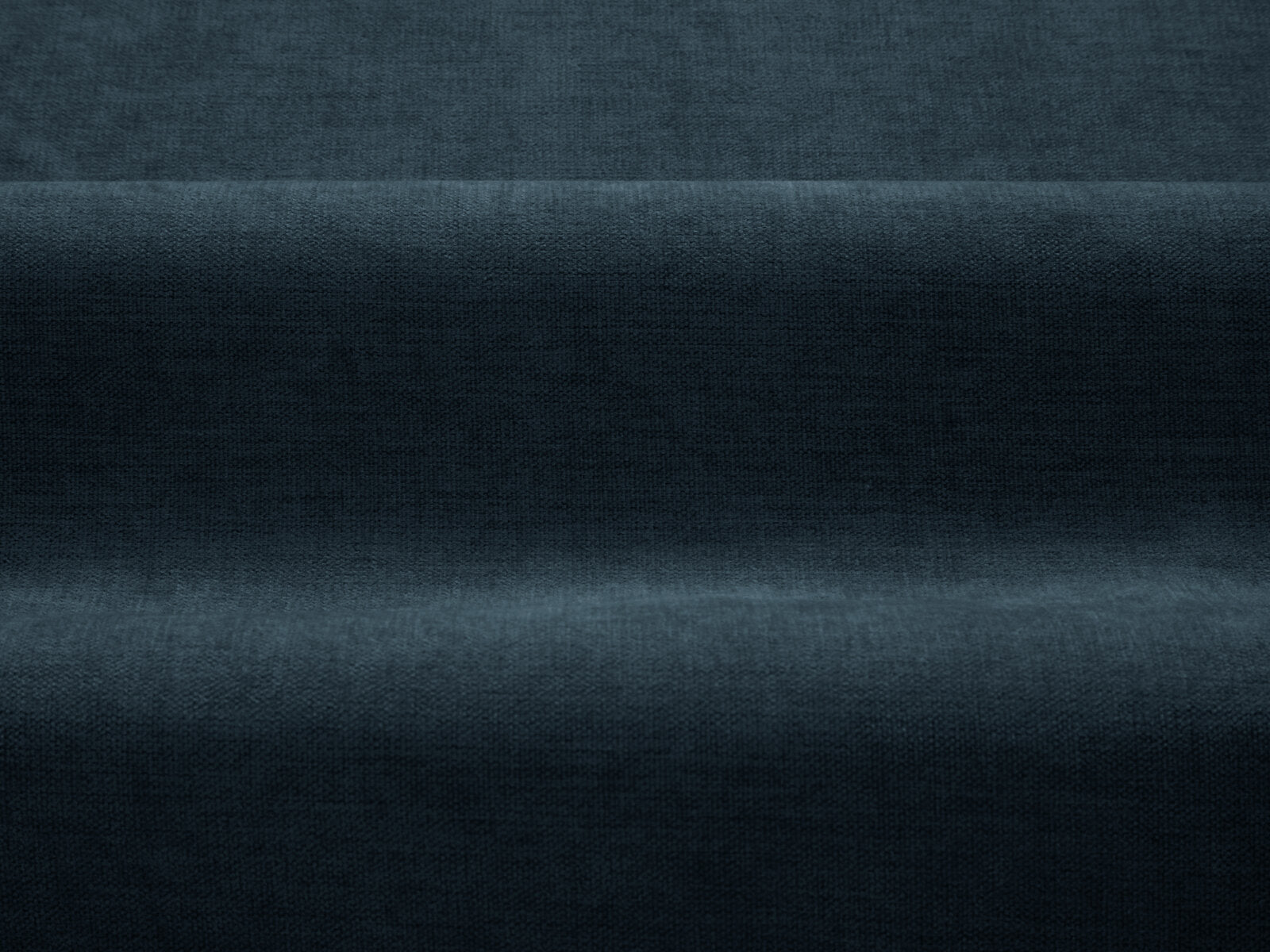 Micadoni Ada Sofa 3-Sitzer Strukturierter Stoff Wind Marineblau