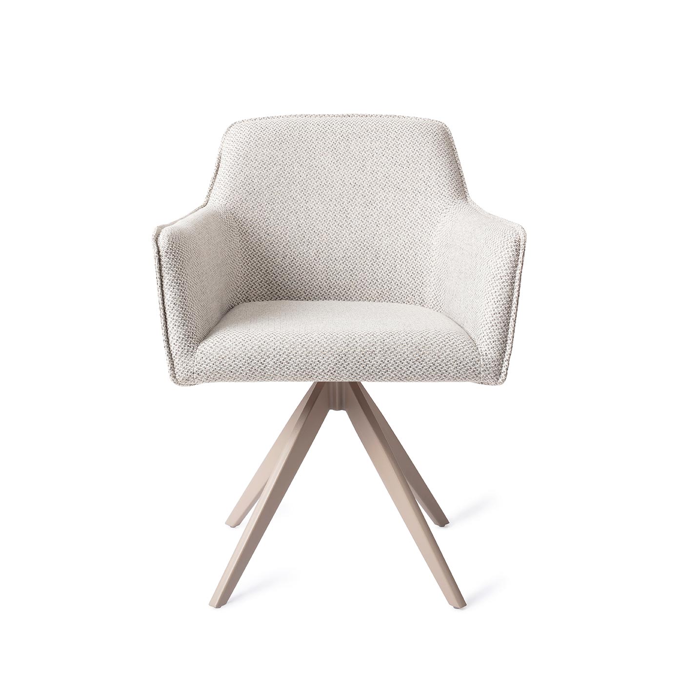 Jesper Home Esszimmerstuhl Hofu Checkers-Charm Turn Beige moebelfaktor