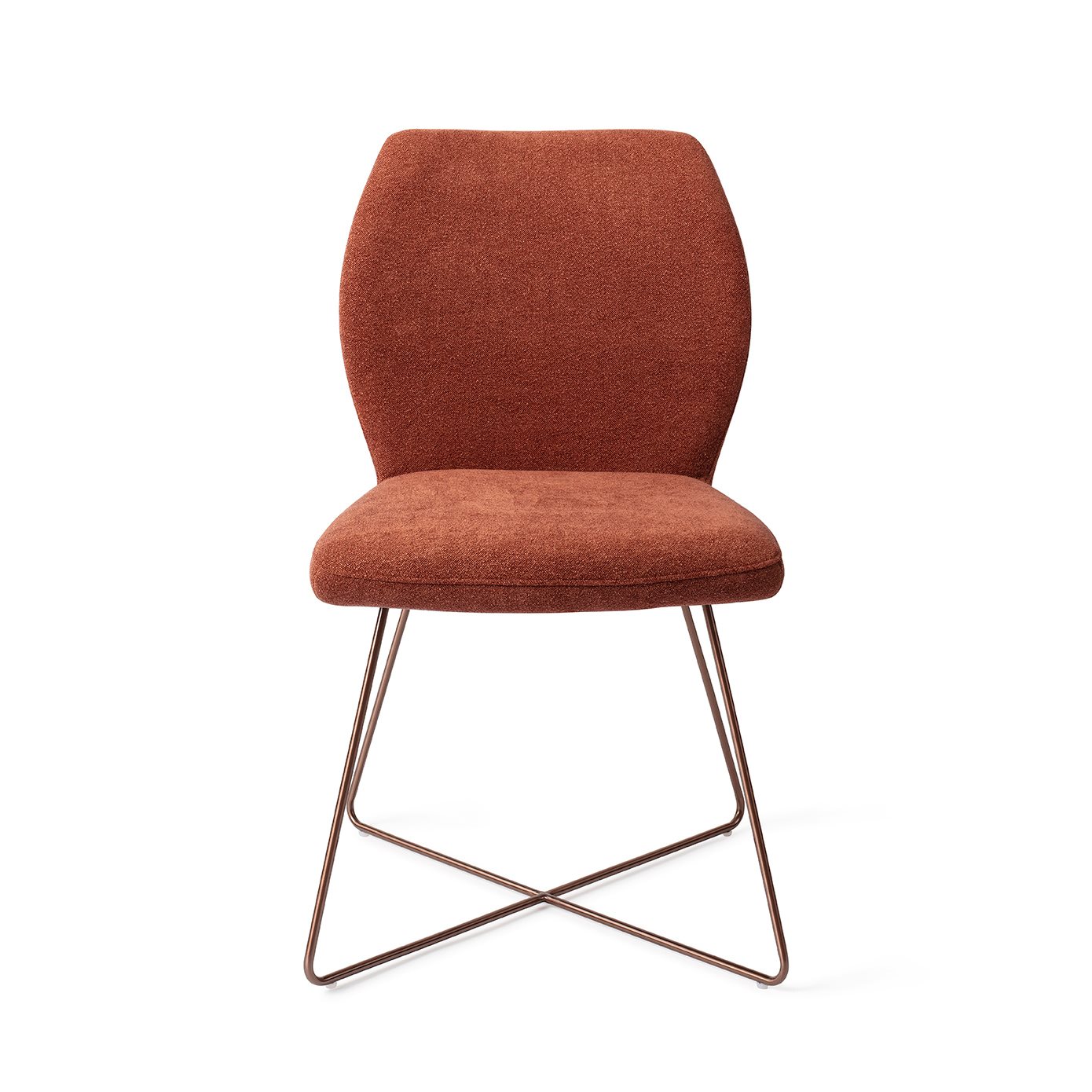 Jesper Home Esszimmerstuhl Ikata Cosy-Copper Cross Rosa moebelfaktor