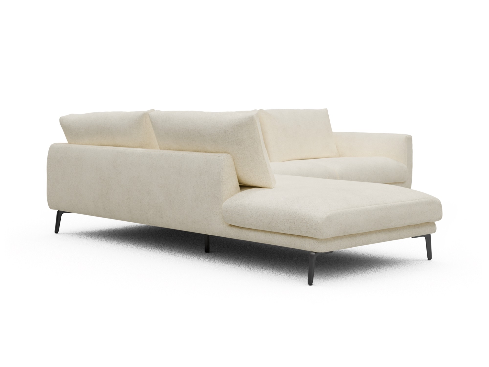 Skandi Home Ecksofa Karl Relax-Ecke links mit 2,5-Sitzer Boucle-Off-White moebelfaktor