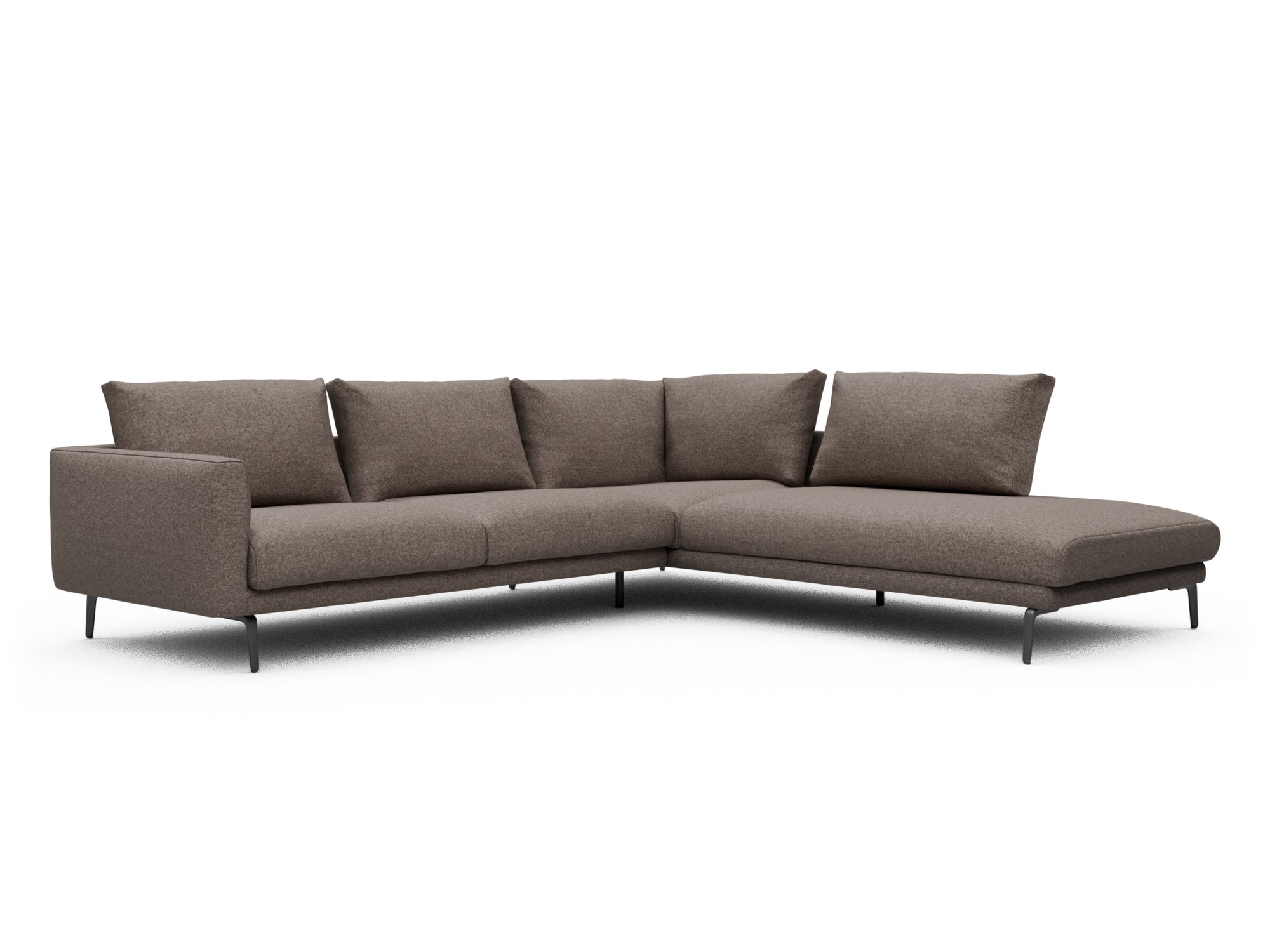 Skandi Home Ecksofa Karl Relax-Ecke rechts mit 2,5-Sitzer Sama-Stone moebelfaktor