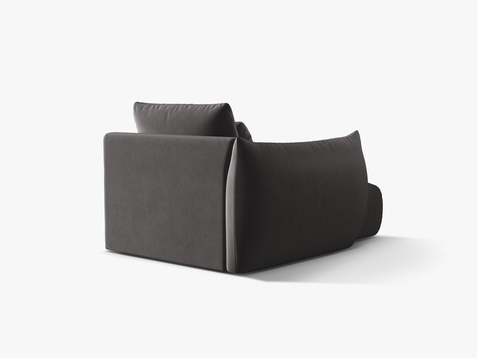 Micadoni Bloom Chaiselongue Links Samt Casino Dunkelgrau