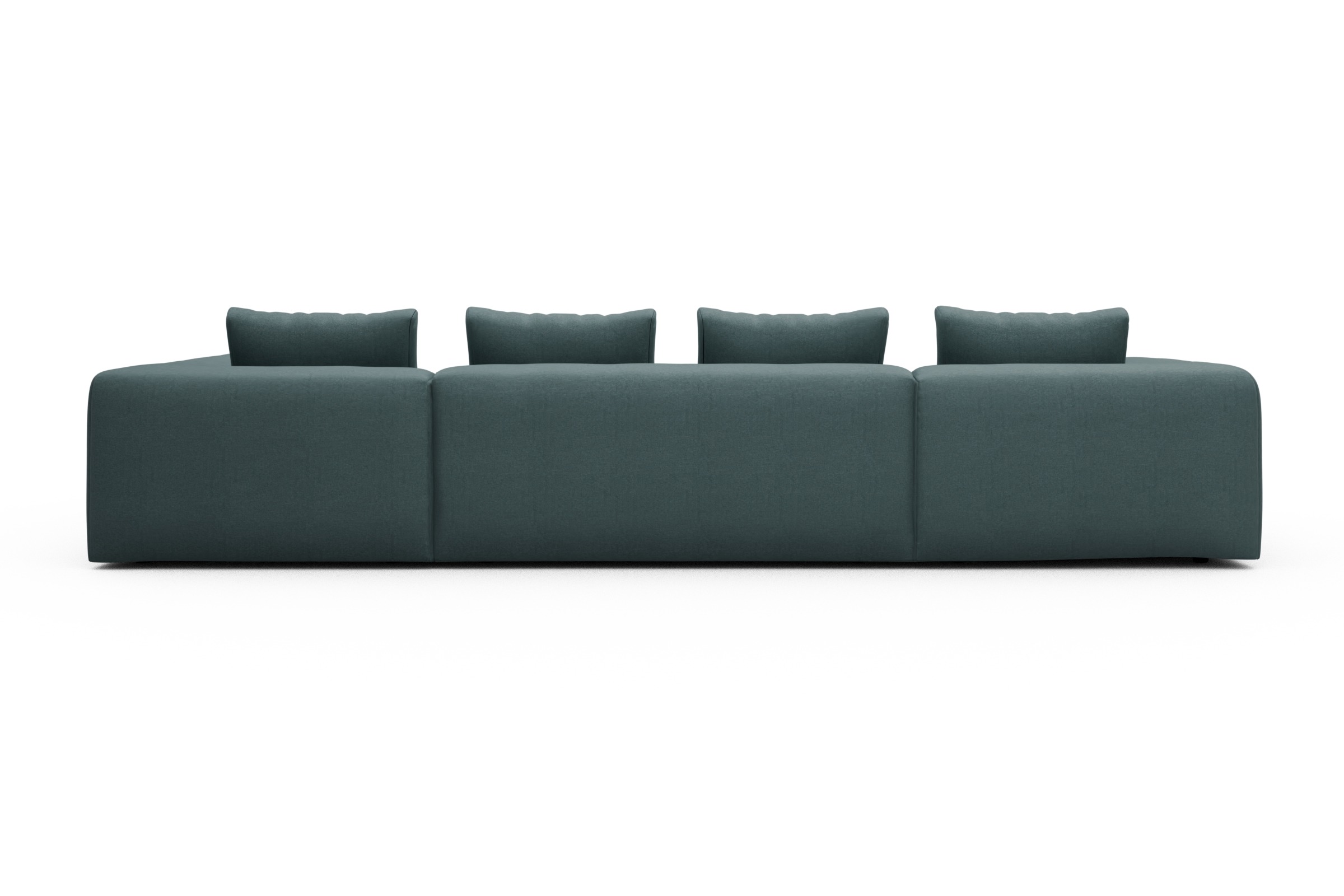 Wohnlandschaft Fred Relax-Ecke rechts mit 2-Sitzer und Chaiselongue links Satya-Niagara