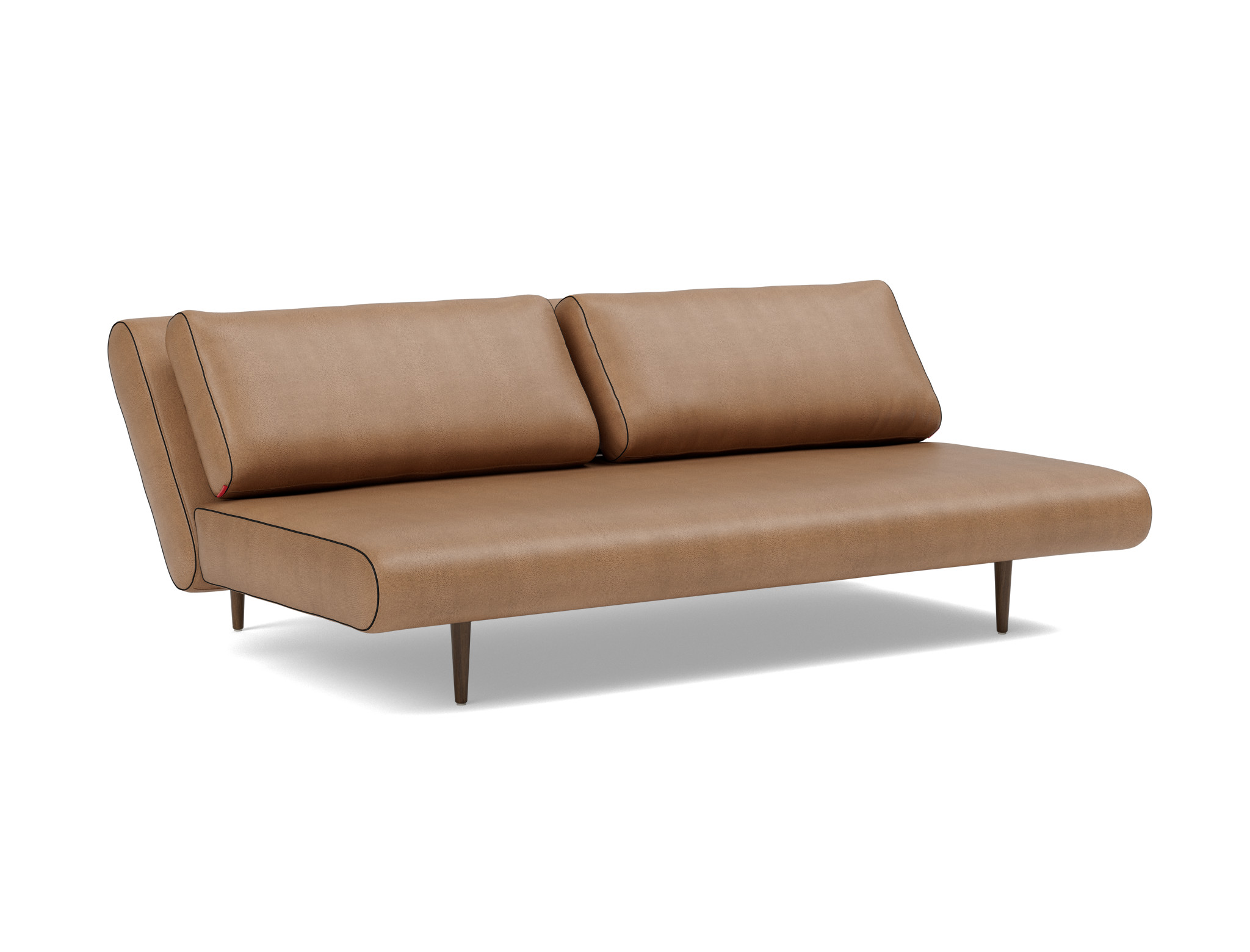 Schlafsofa Unfurl Lounger Lederoptik Faunal 551-Brown