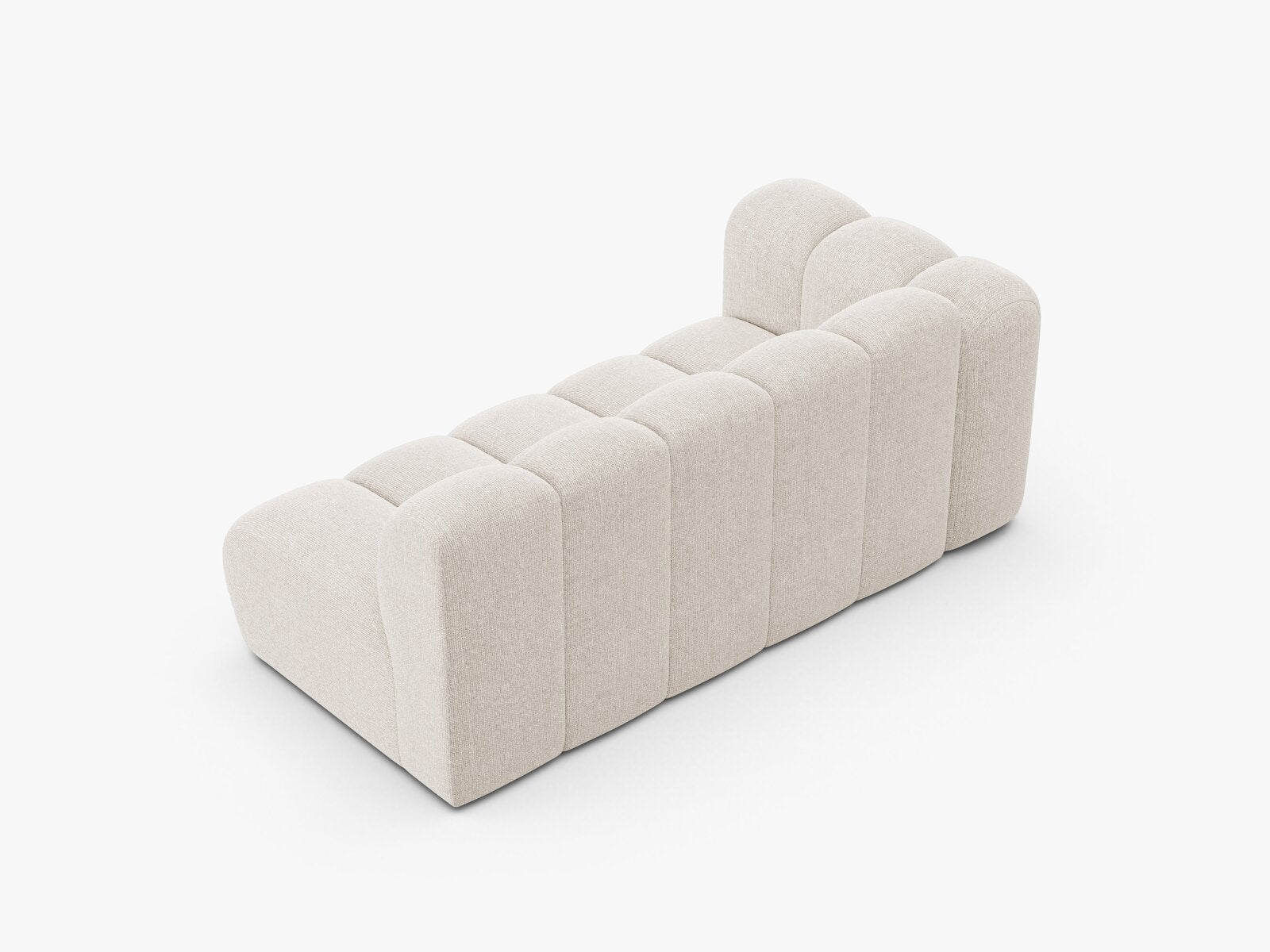 Micadoni Modul Lupine 3-Sitzer Chenille Eden Helles Beige Links