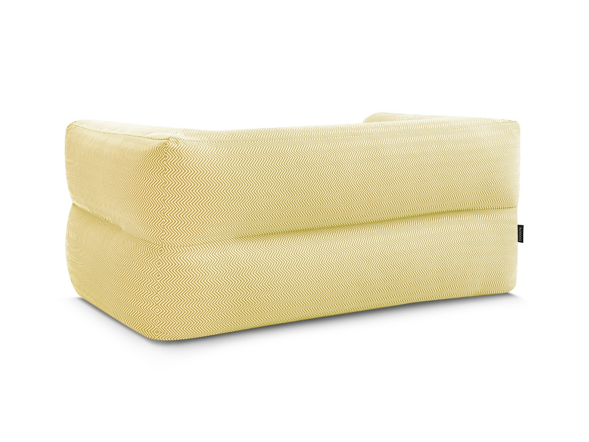 Bobochic Nour Gartensofa 2-Sitzer Stoff Gelb