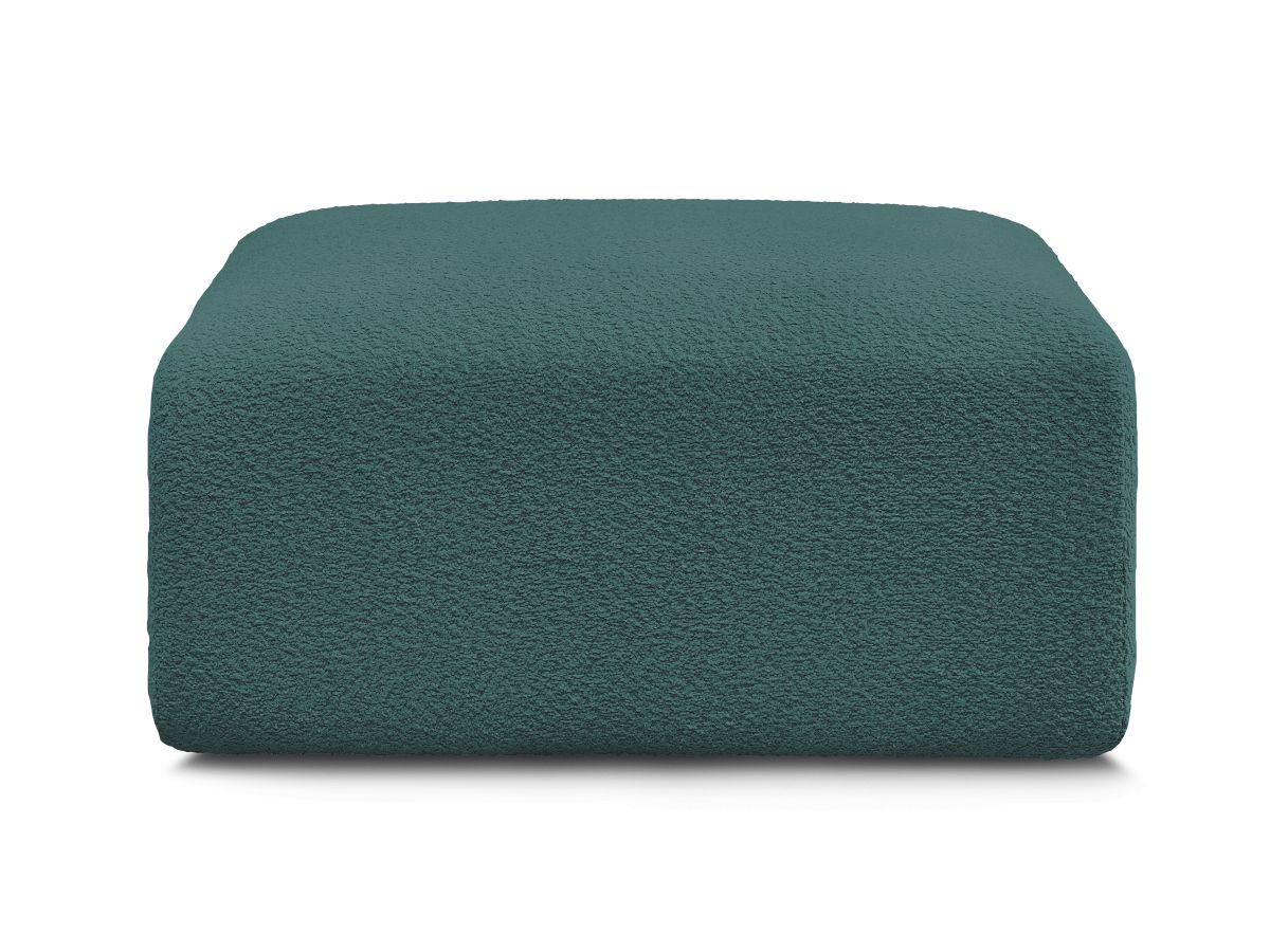 Bobochic Tina Pouf Bouclé-Stoff Hellblau