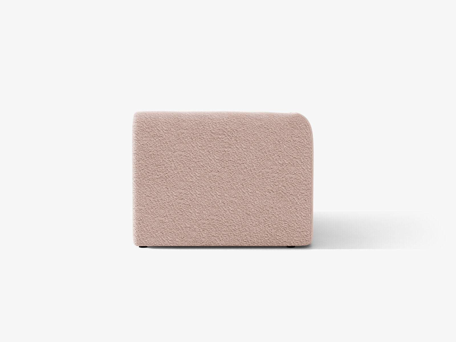 Micadoni Eckmodul Miley 1-Sitzer Boucle Baloo Puderrosa Links