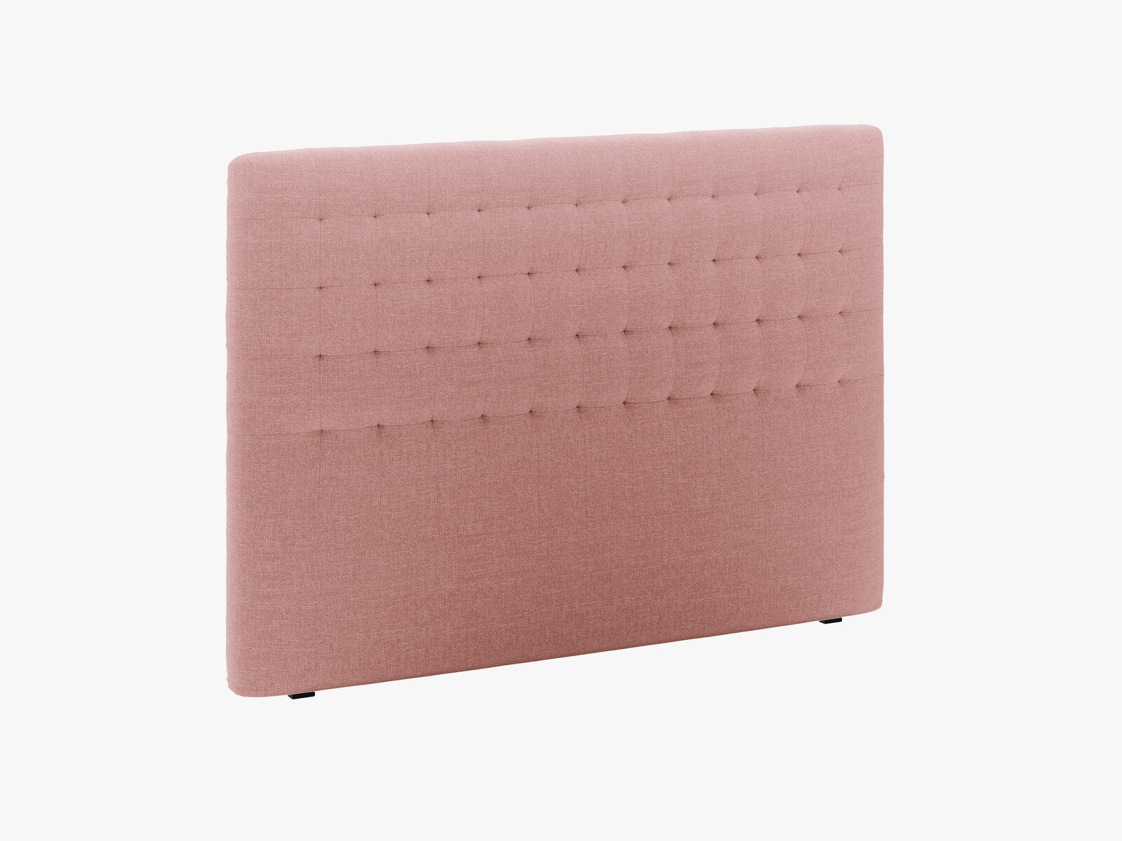 Micadoni Nova Samtiger Kopfteil 120 cm (H 120 cm) Strukturierter Stoff Liberty Rosa 180x120